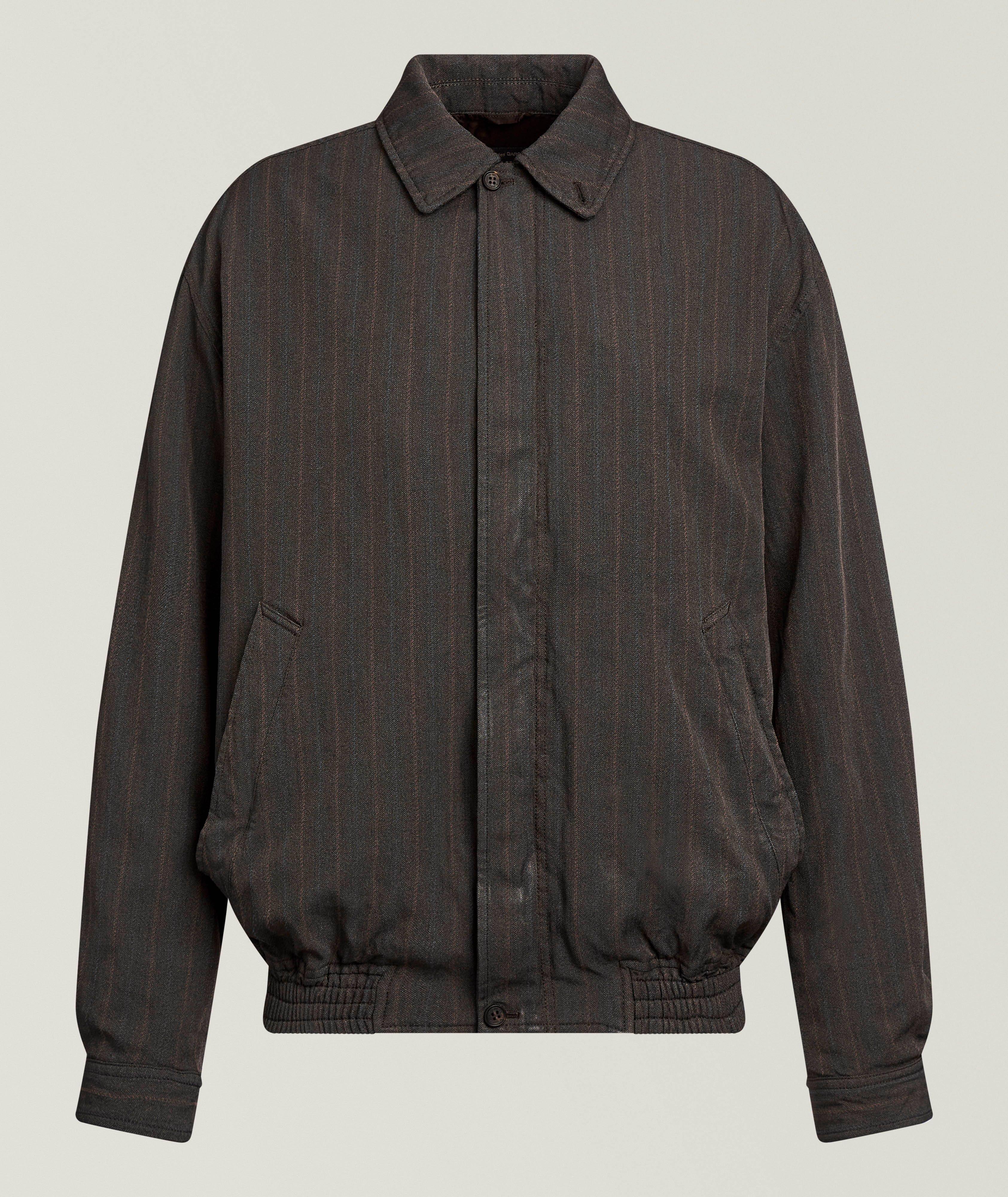 Comme des Garçons Homme Blouson rayé chevrons