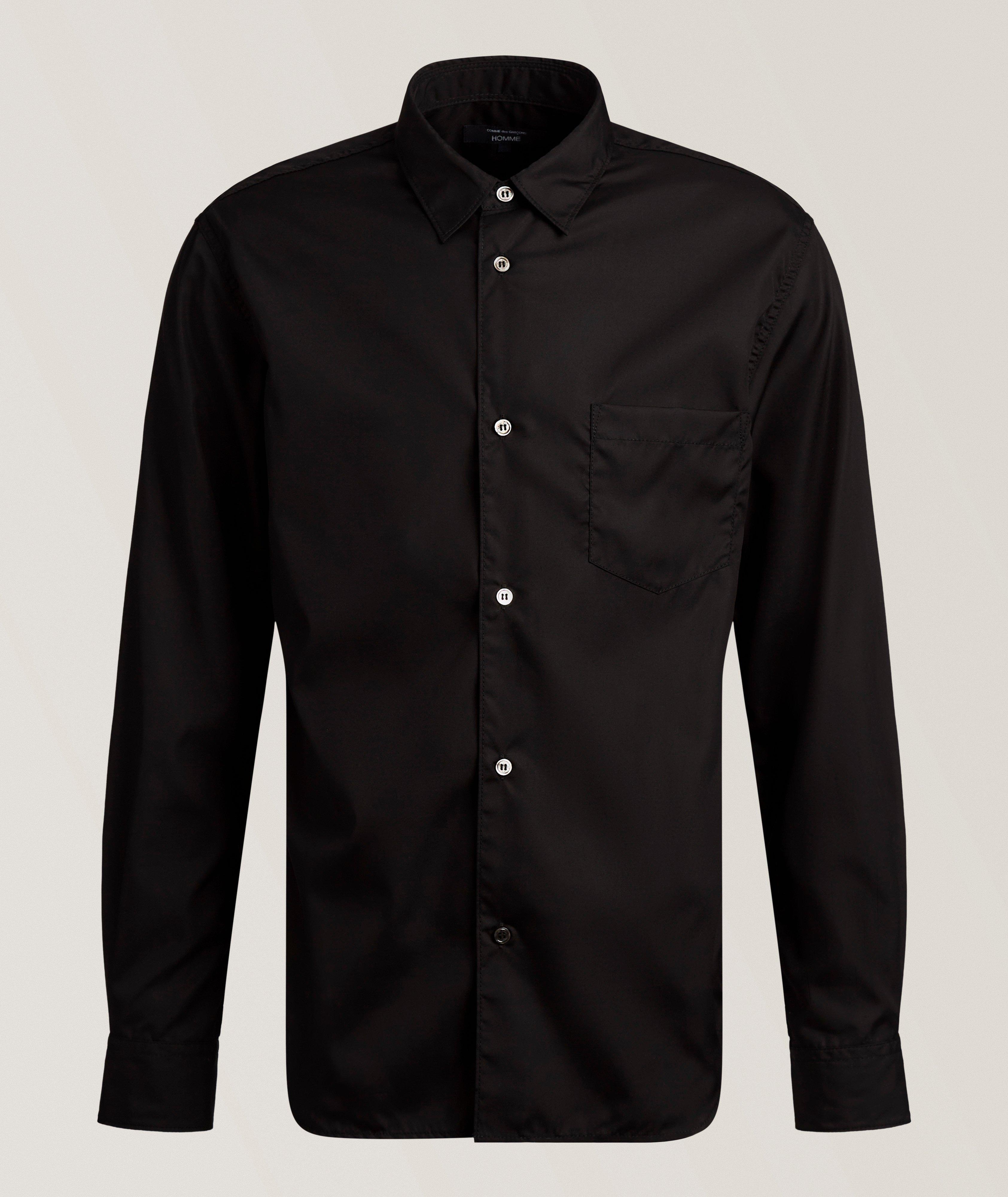 Comme des Garçons Homme Solid Cotton Pocket Shirt