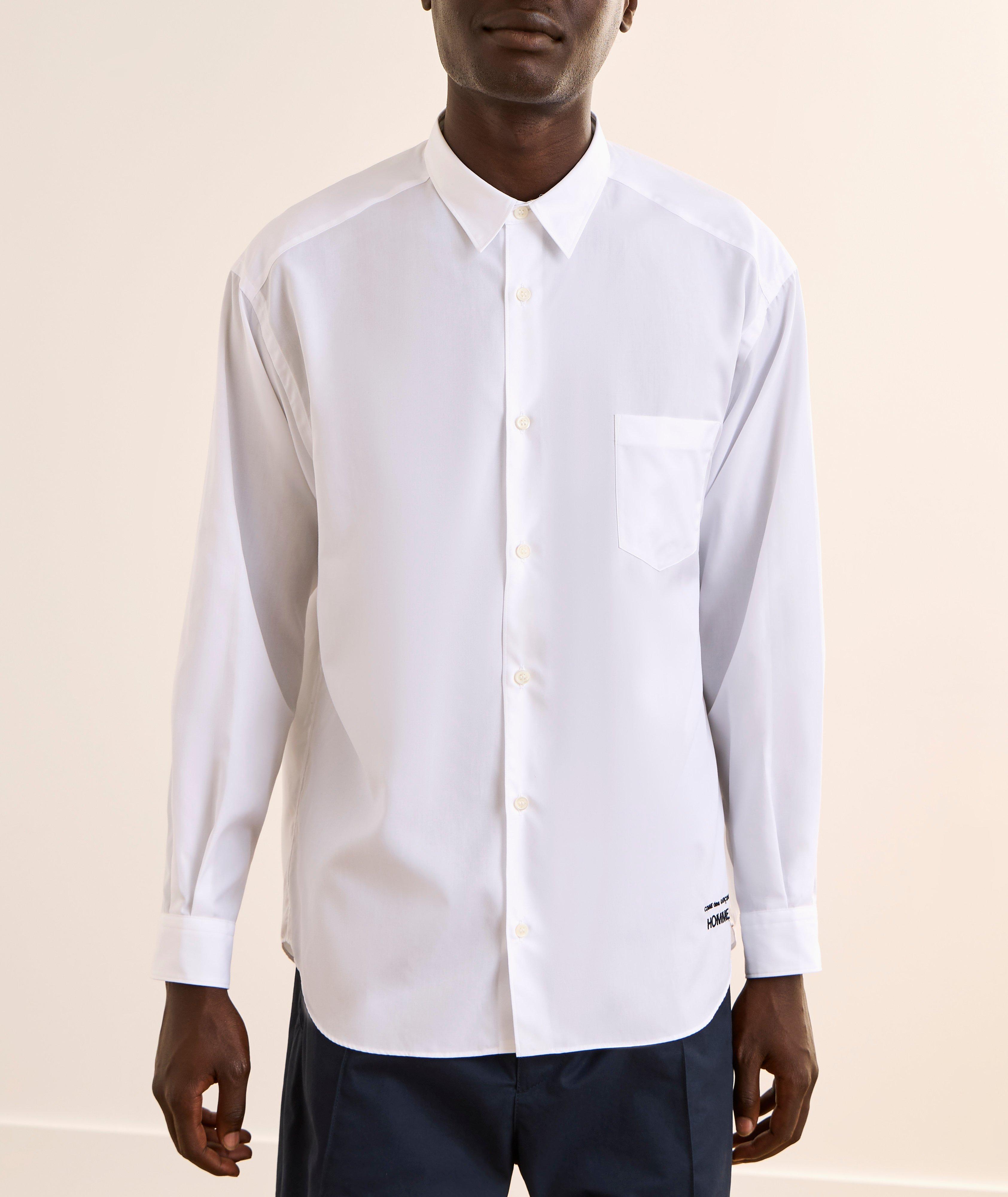Chemise coton logo brodé image 1