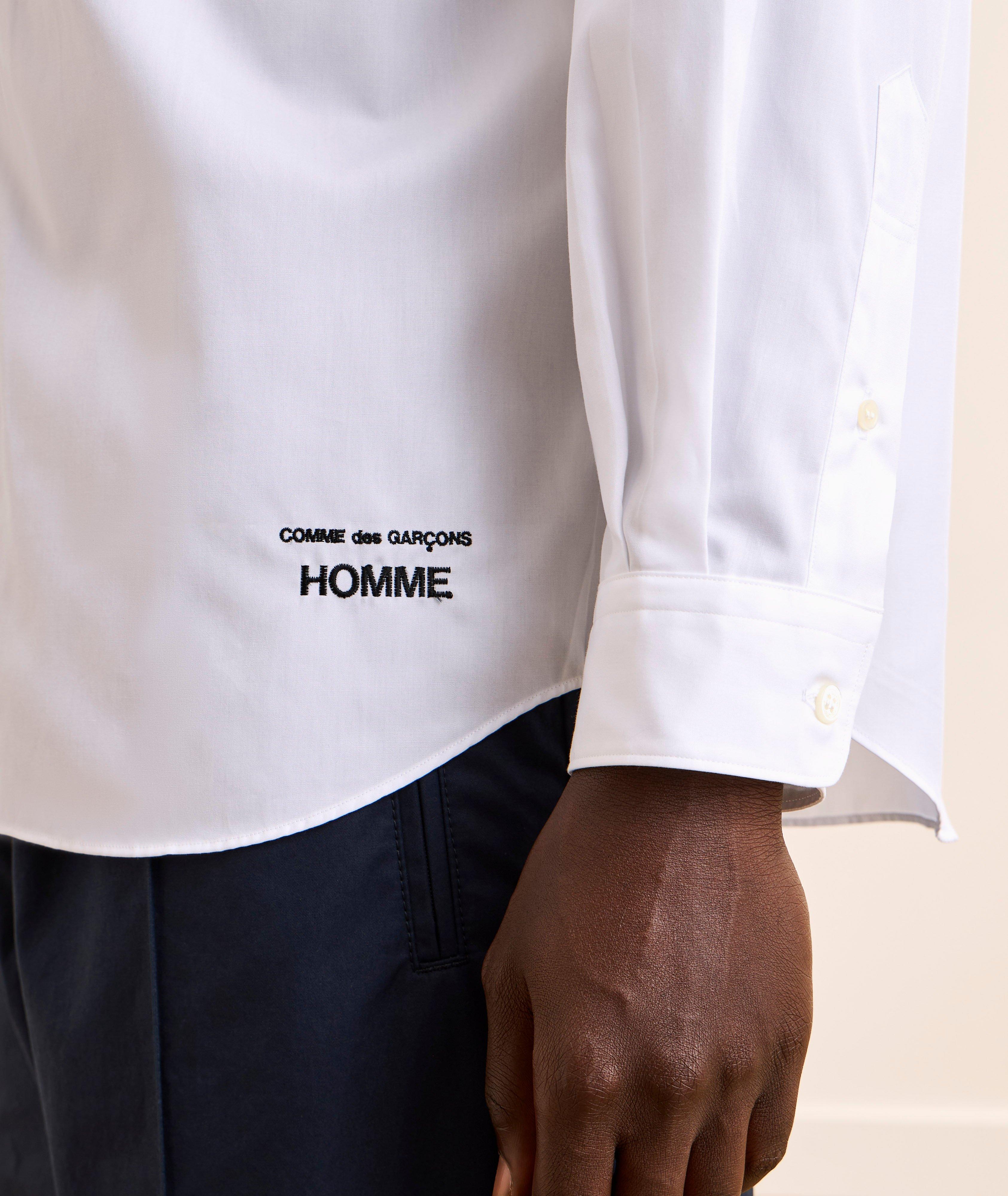 Chemise coton logo brodé image 4