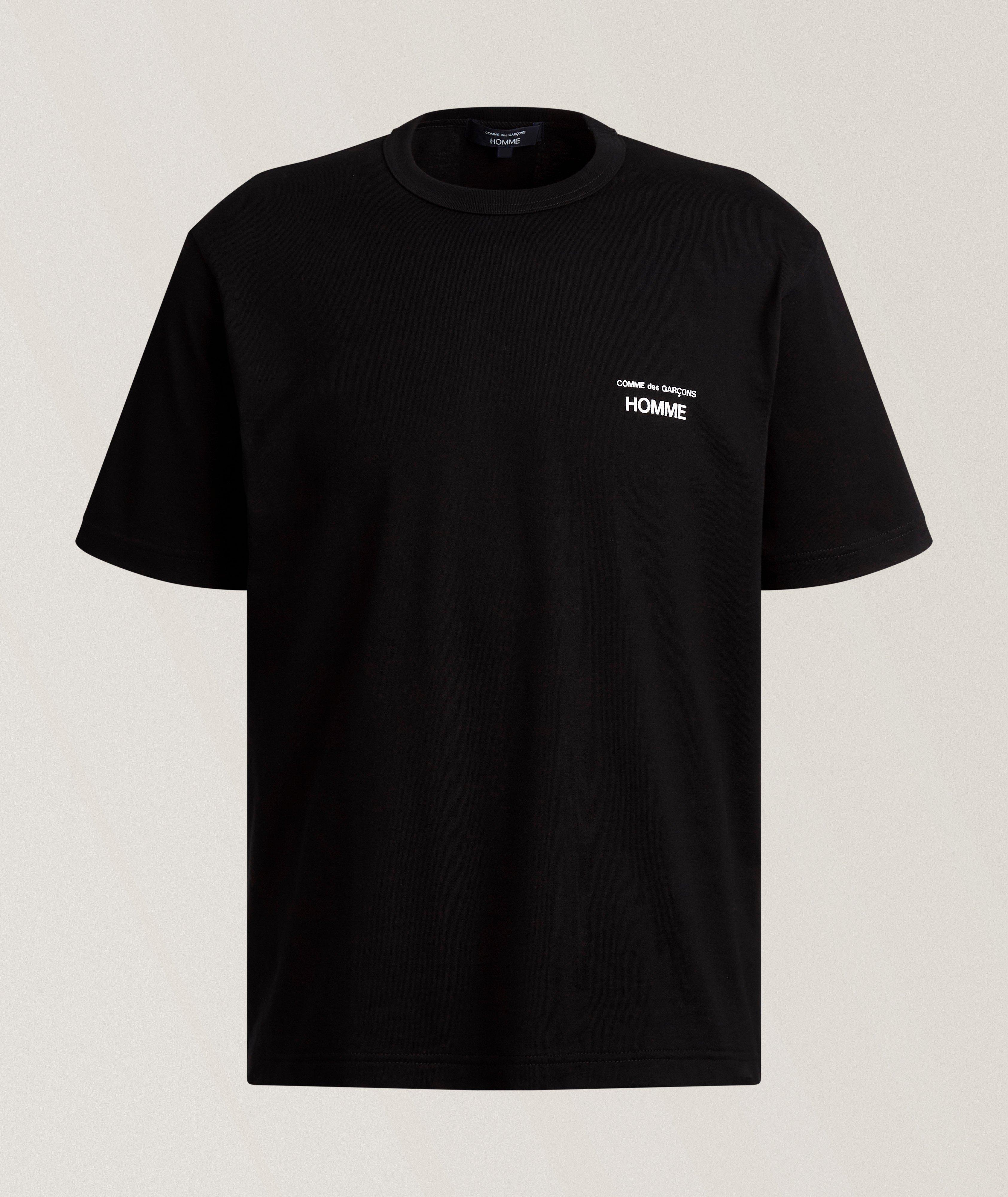 COMME des GARCONS HOMME Tシャツ 刺繍 AD2003 Comme des Garçons Homme Logo Cotton Jersey T-Shirt | T-Shirts