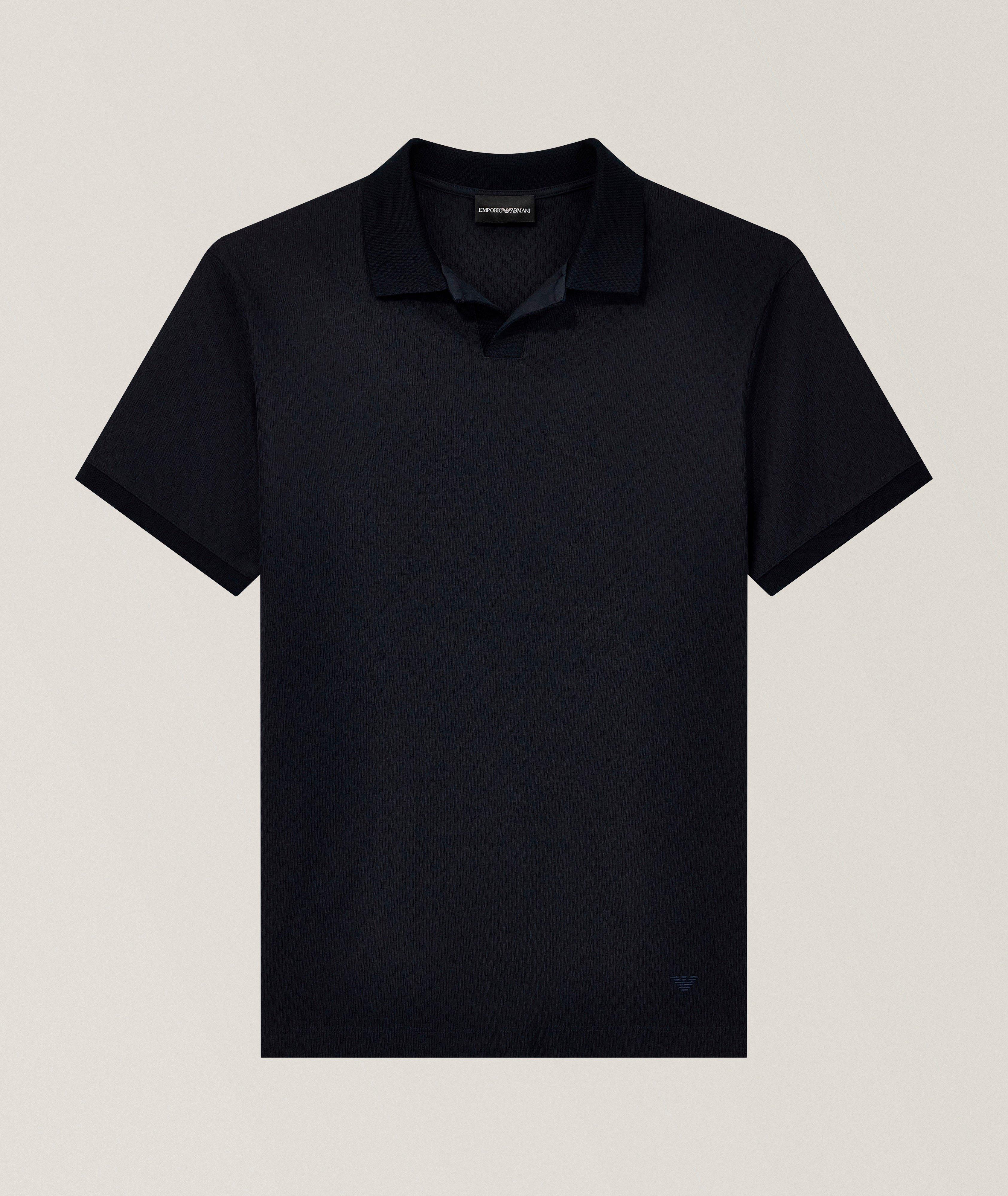 Emporio Armani Jacquard Cotton Polo
