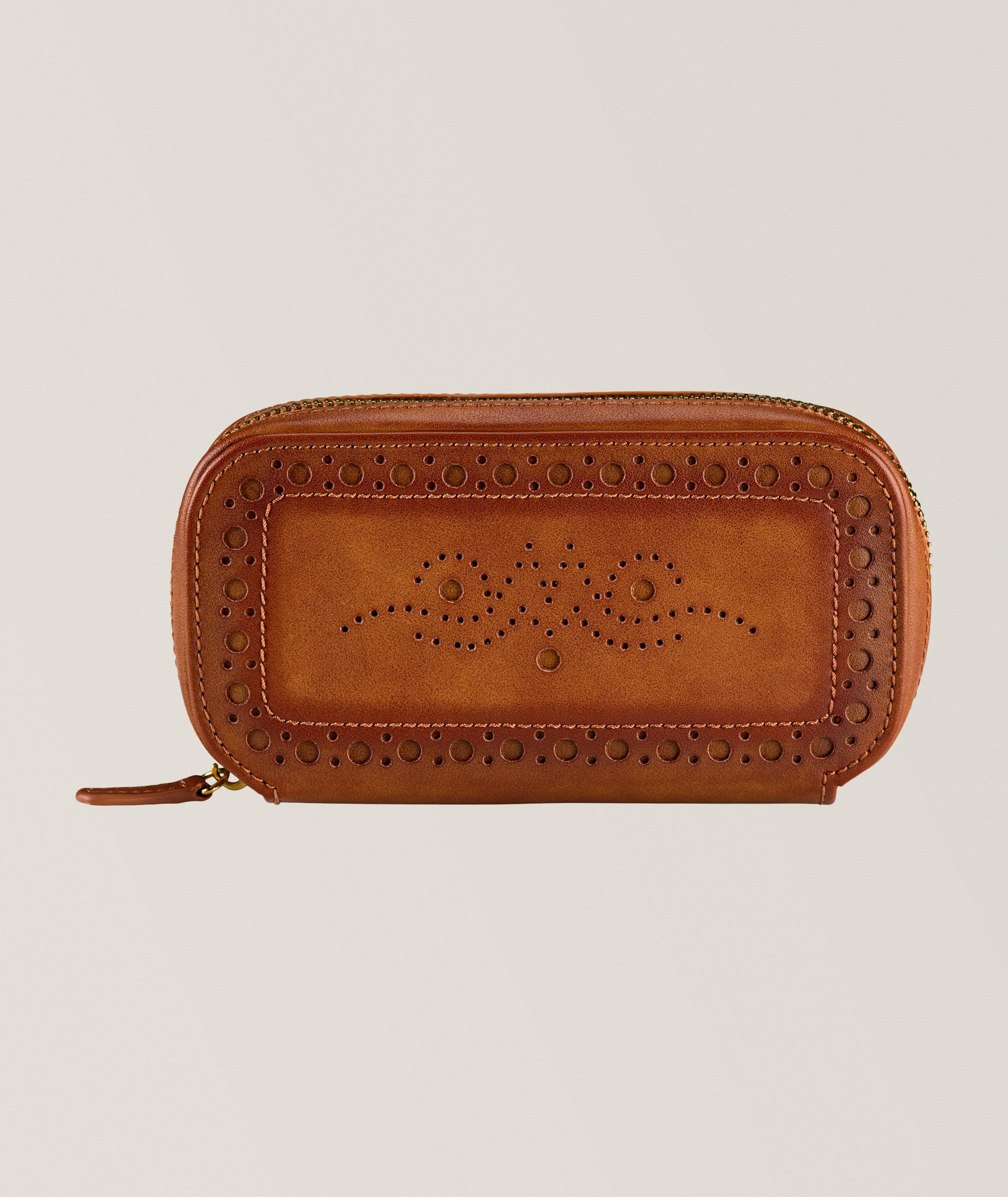 Wolf 1834 Brogue 2-Piece Watch Zip Case