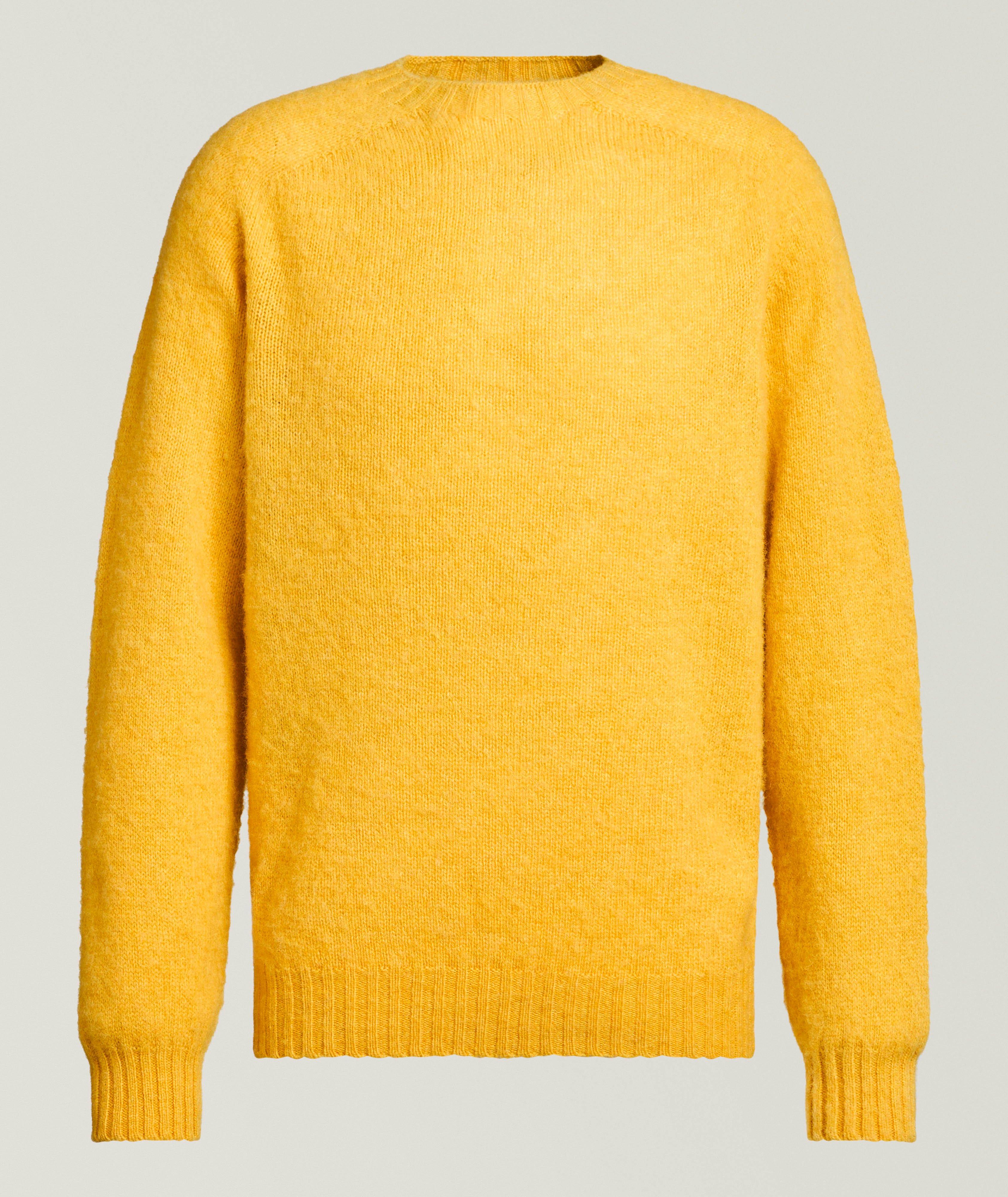 Drake's Pull encolure ronde shetland brossé