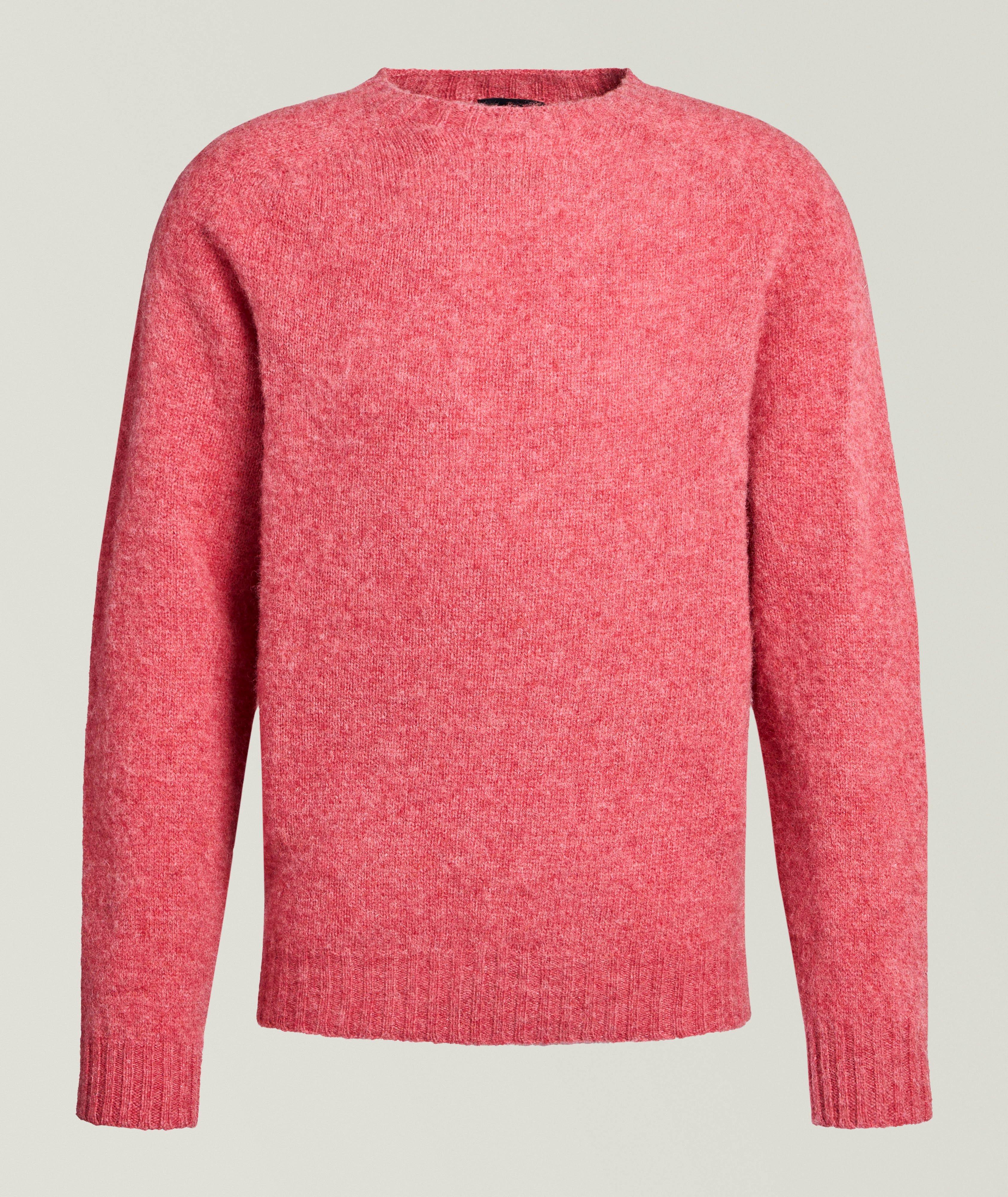 Drake's Pull encolure ronde shetland brossé