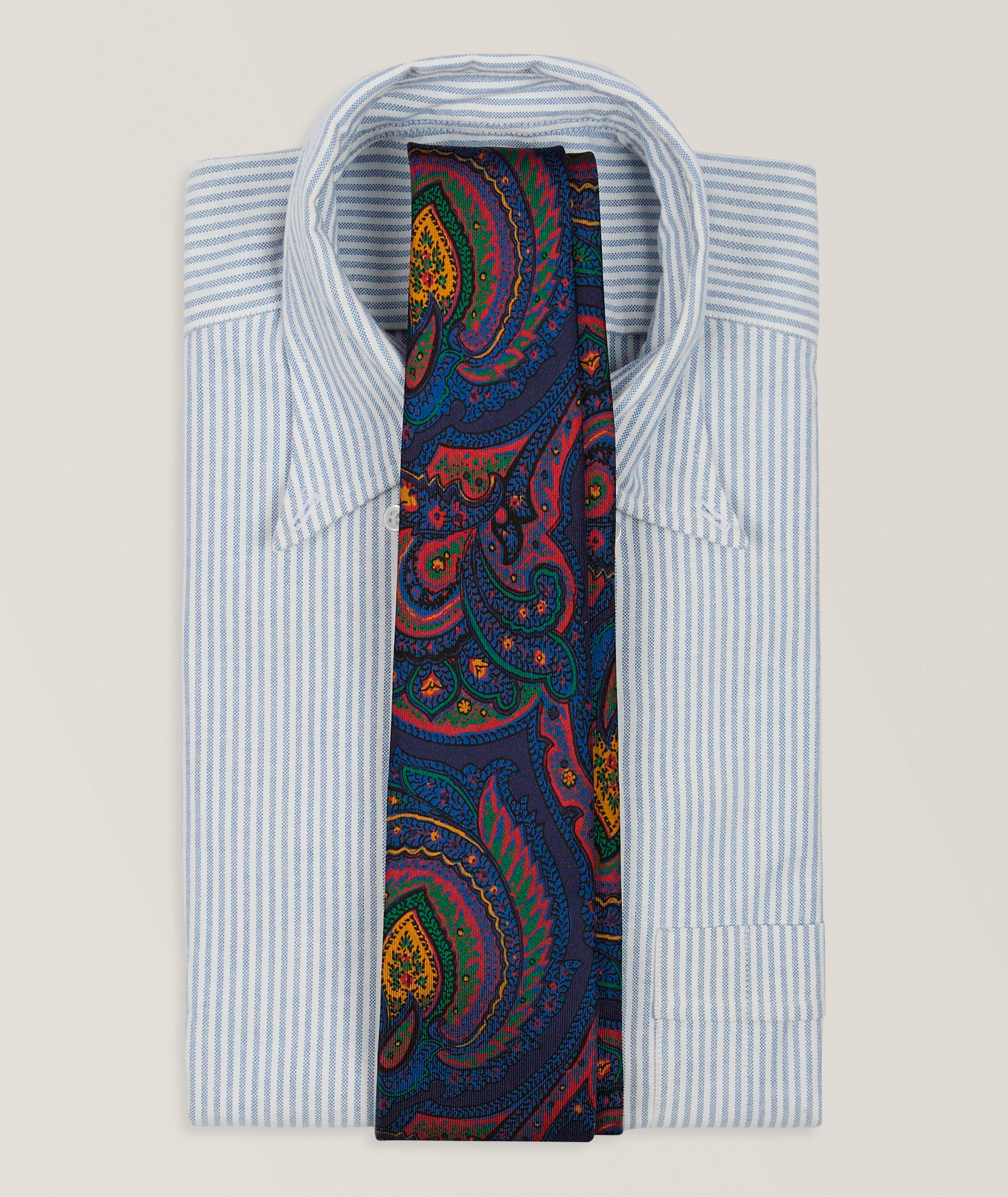 Cravate en soie paisley image 1