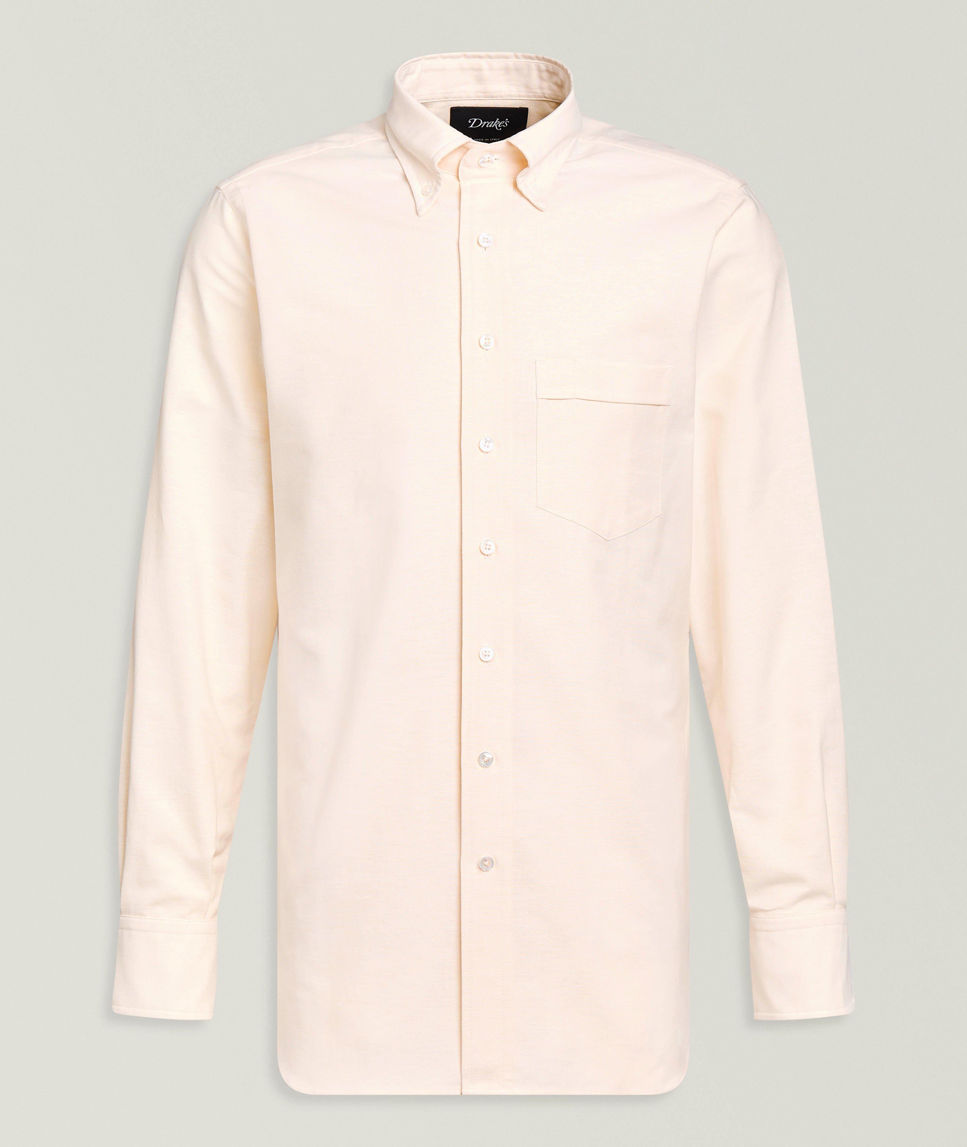 Drake's Chemise Oxford coton col-boutonné