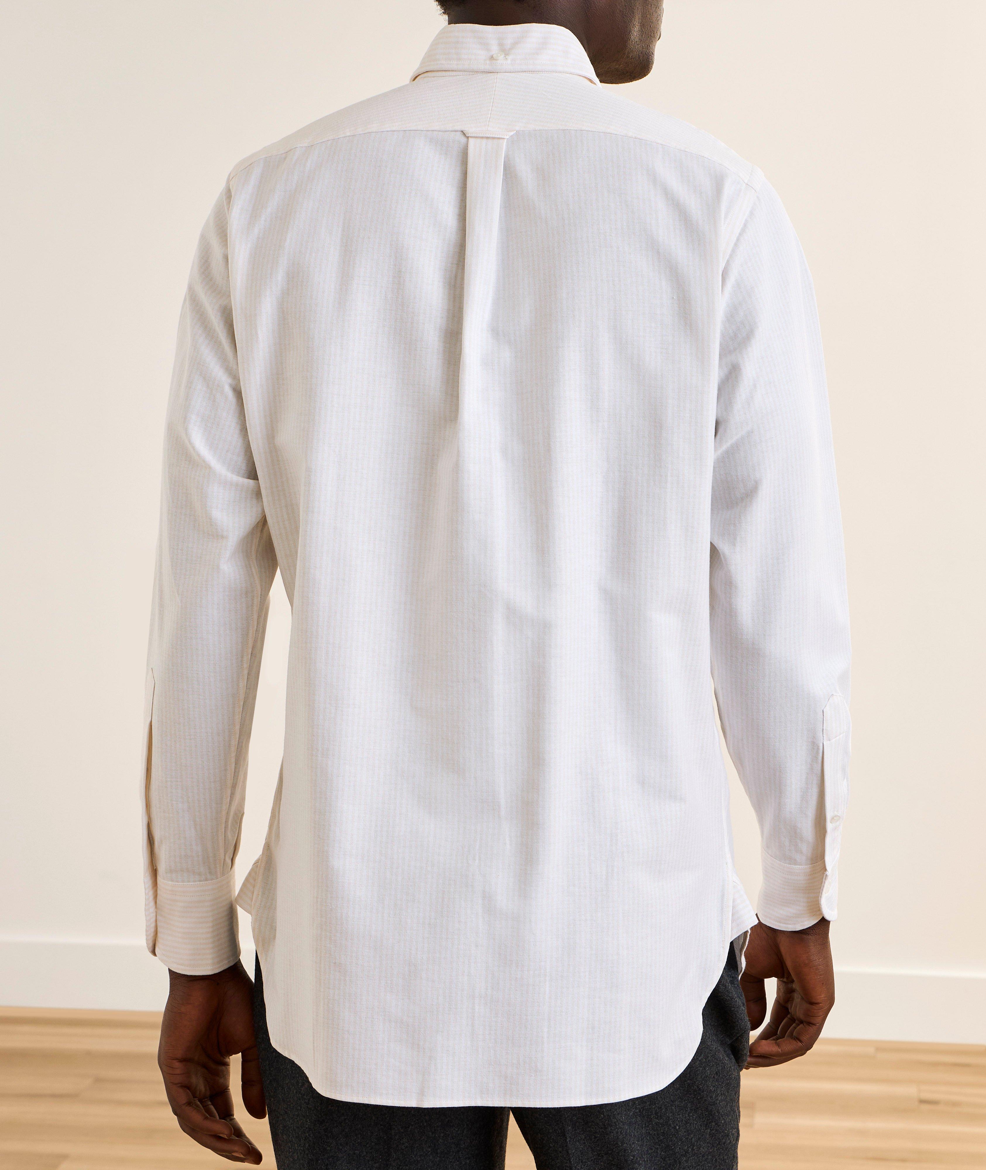 Chemise Oxford coton rayures ticking image 2