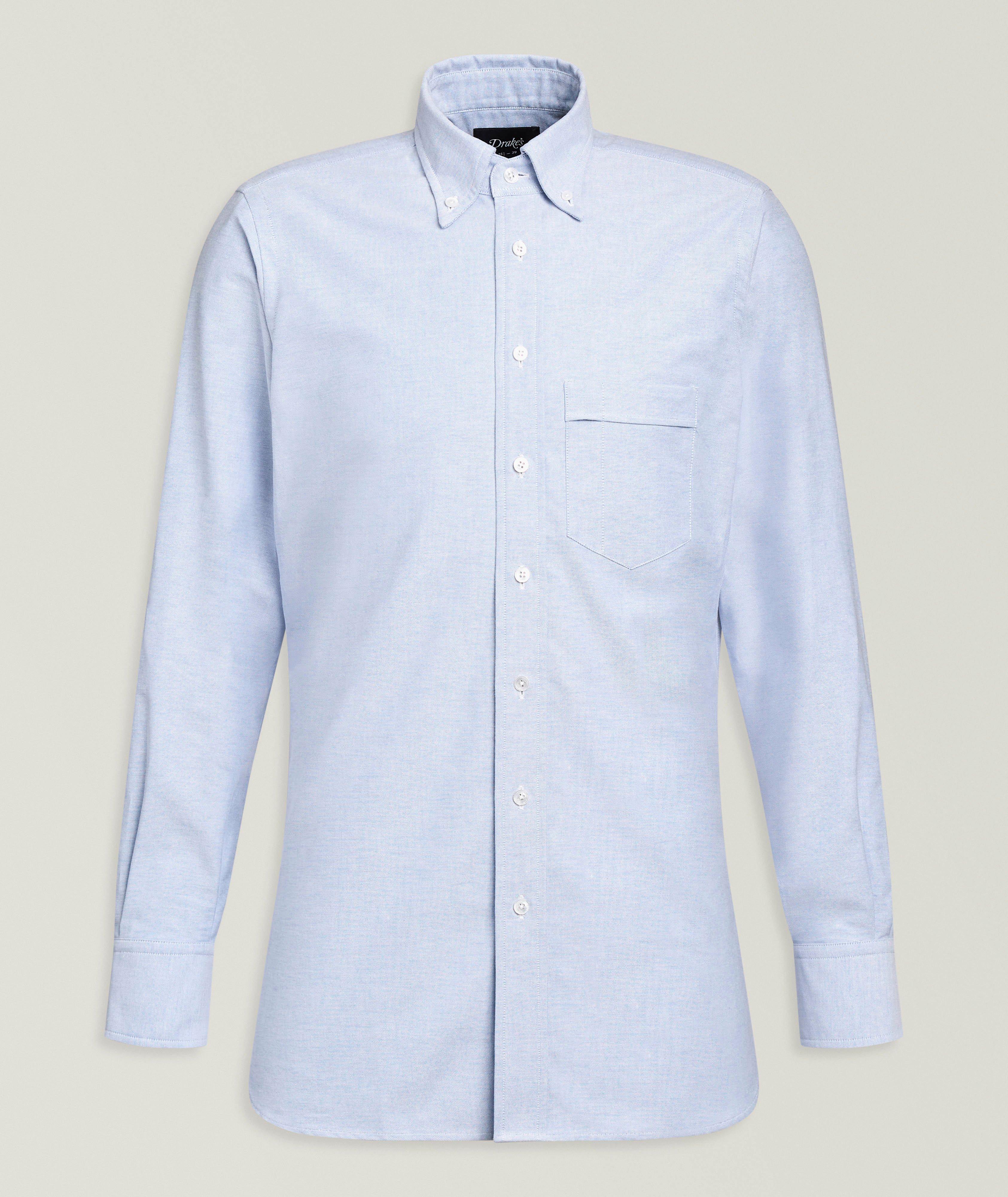 Drake's Chemise Oxford coton col-boutonné