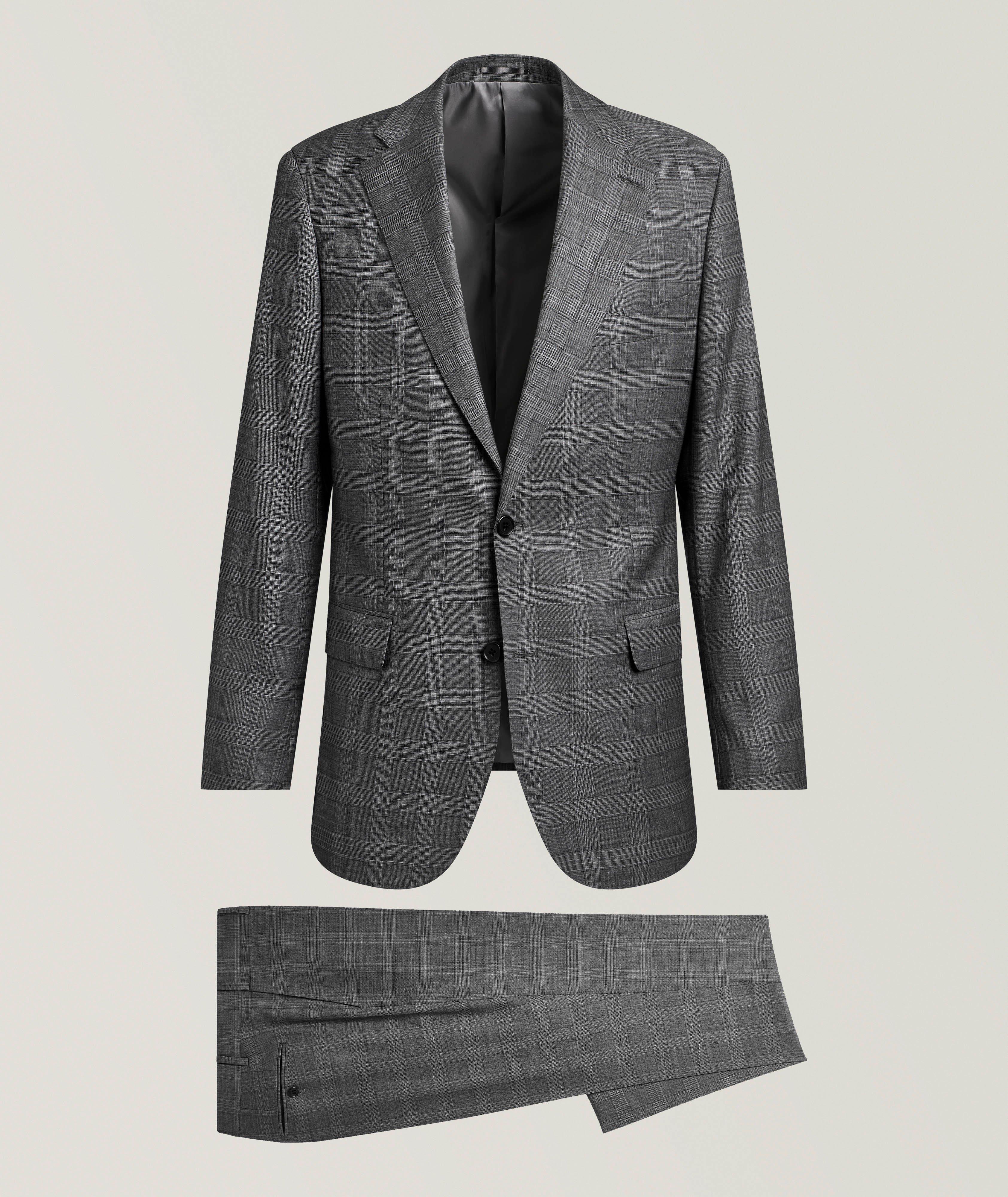 Harold Regular-Fit Prince Of Wales Wool Suit