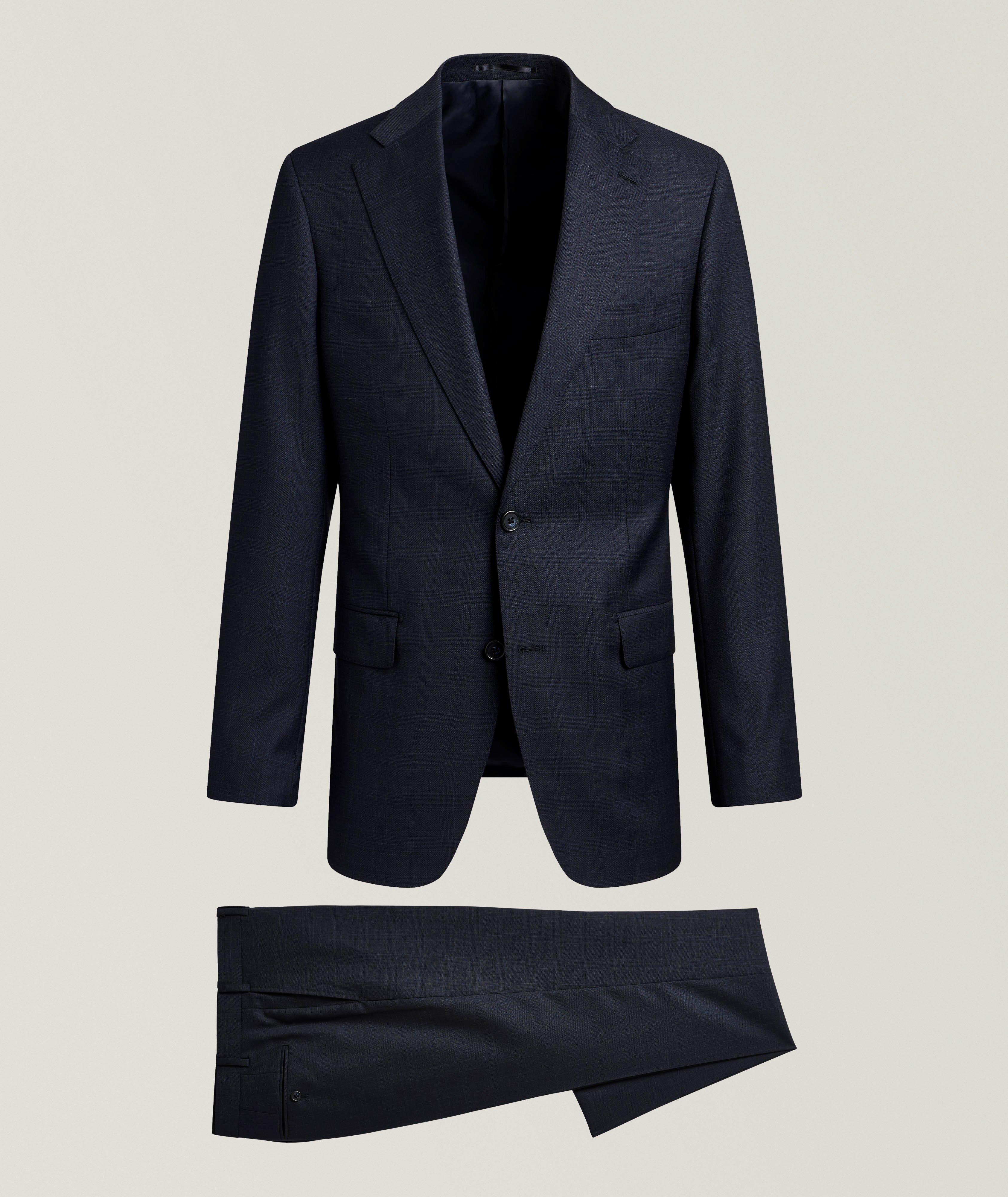 Harold Regular-Fit Shadow Plaid Wool Suit
