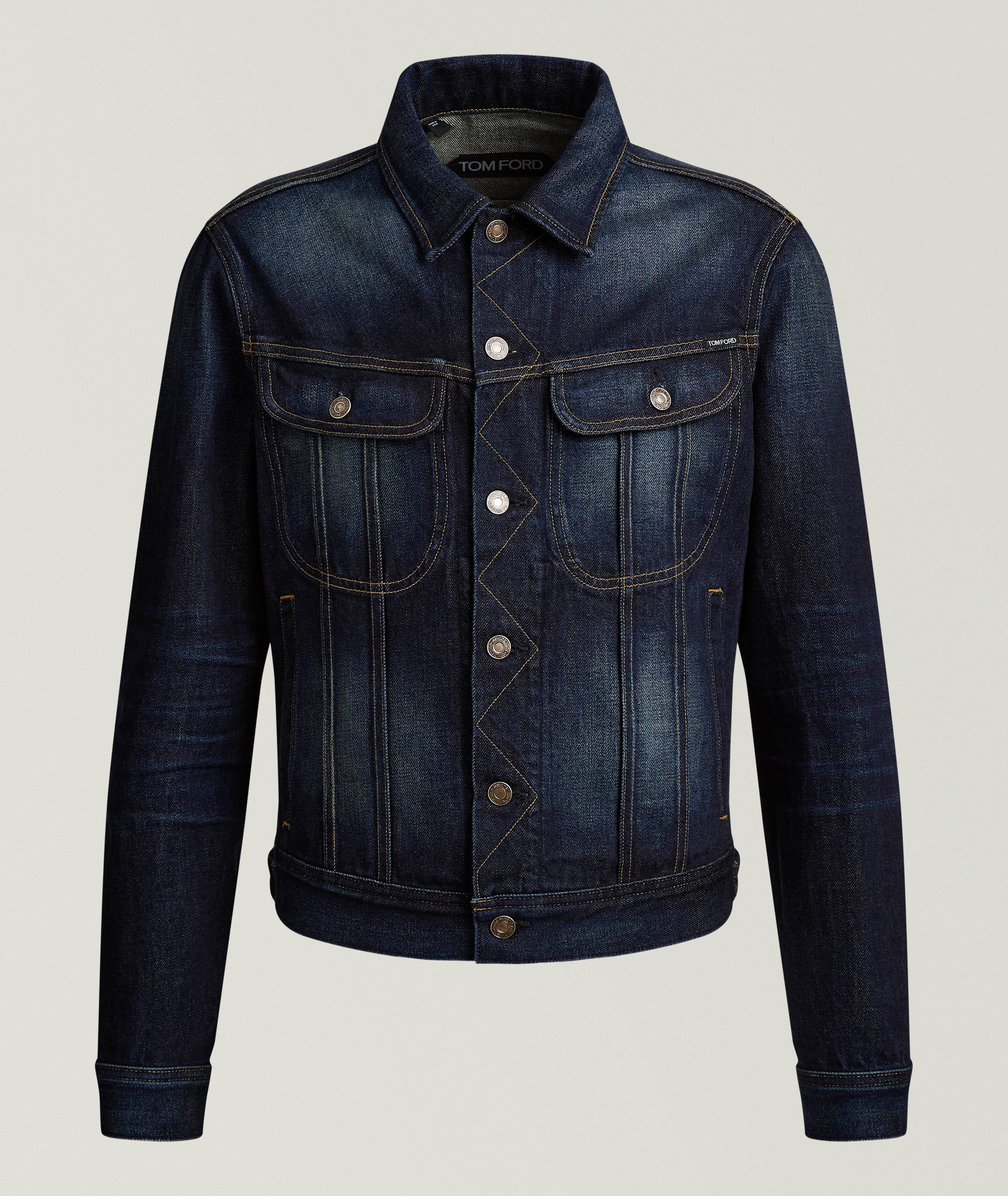 TOM FORD Veste iconique denim liséré