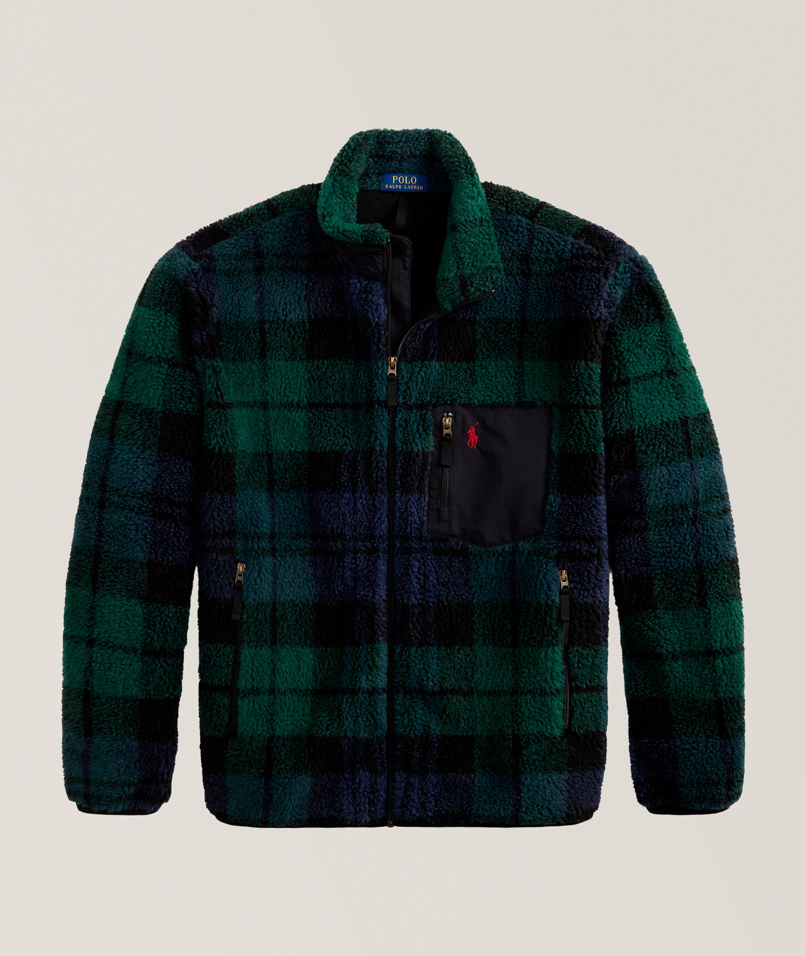 Polo Ralph Lauren Veste polaire poils carreauté