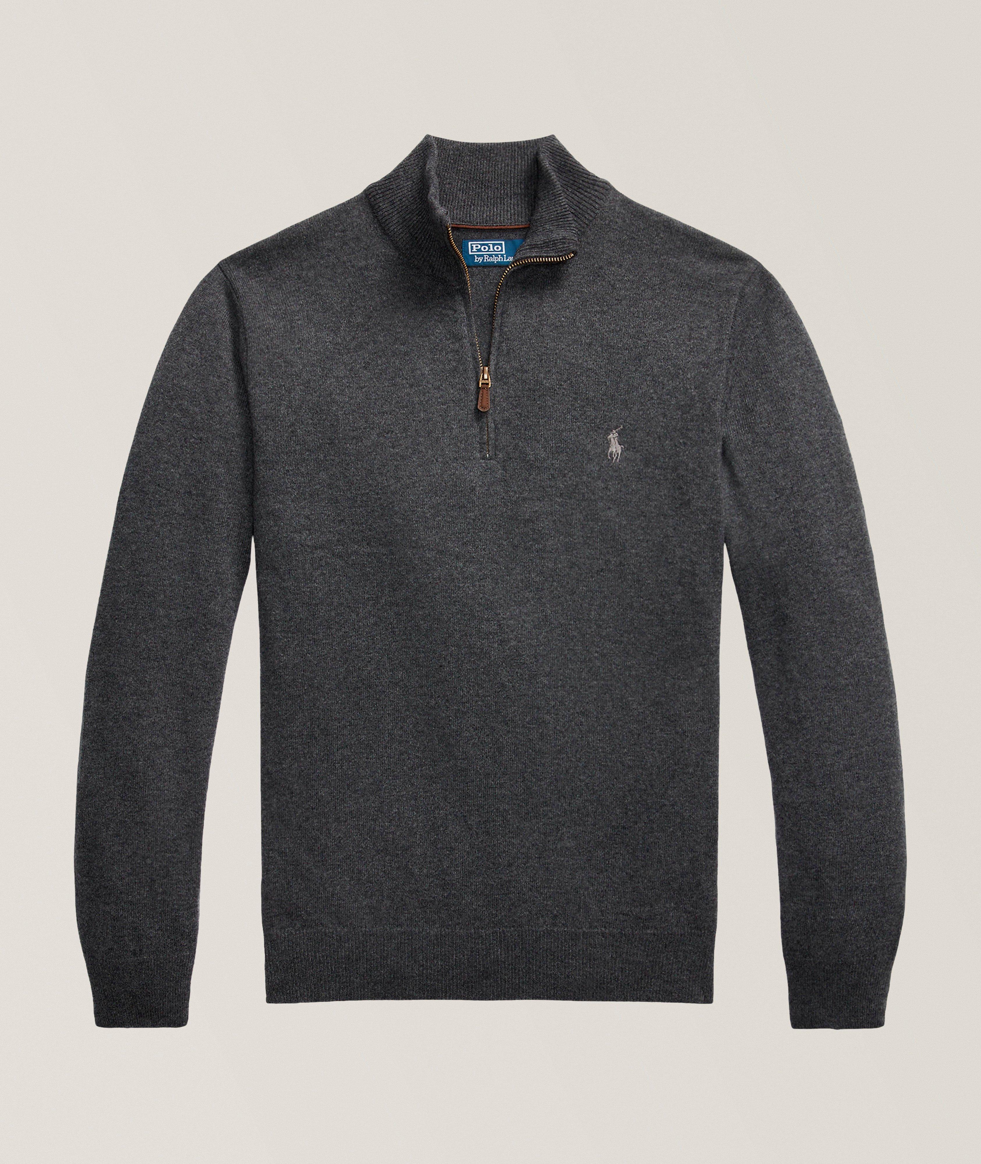 Polo Ralph Lauren Wool Quarter-Zip Sweater