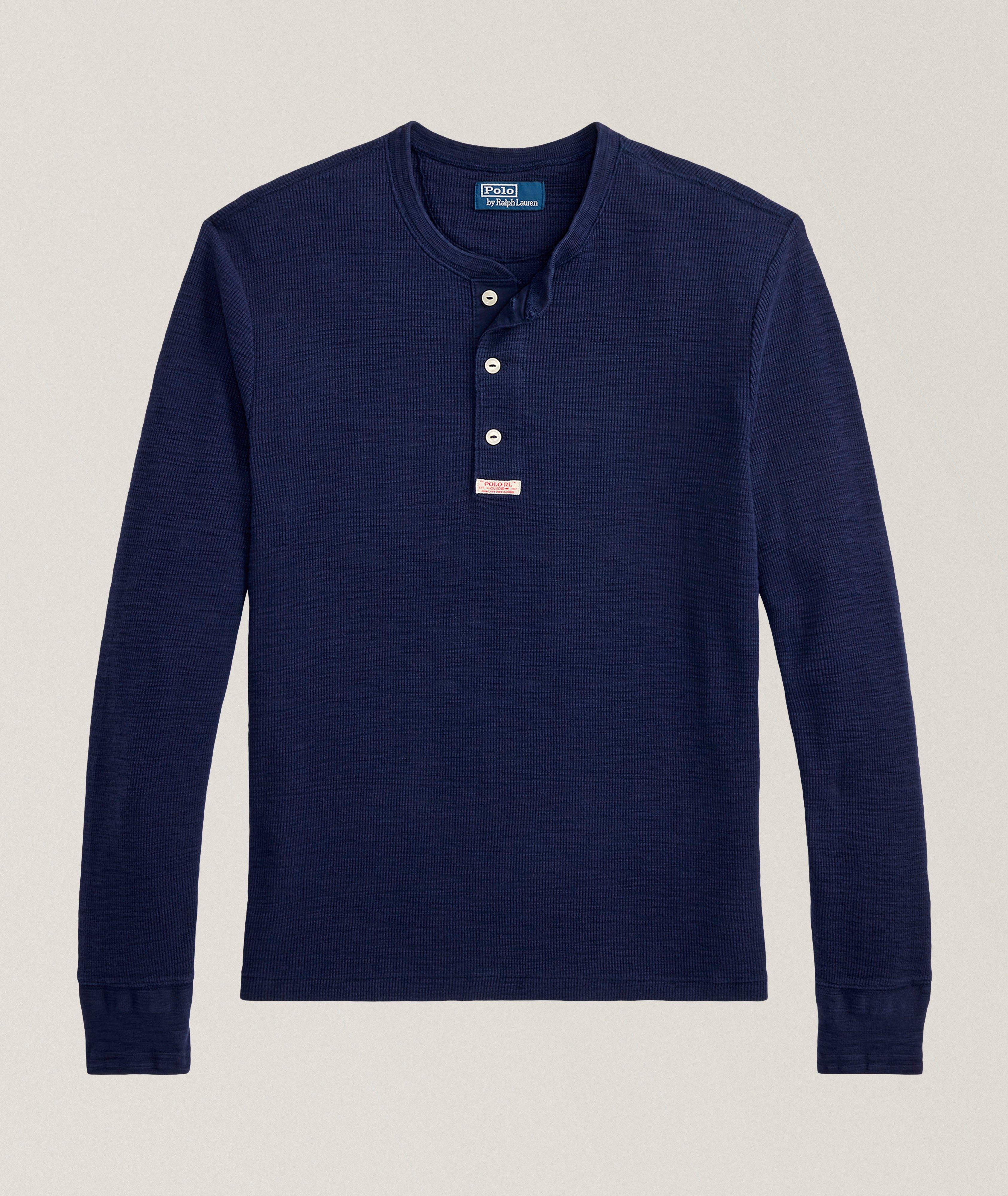 Polo Ralph Lauren Chemise henley tricot-gaufré