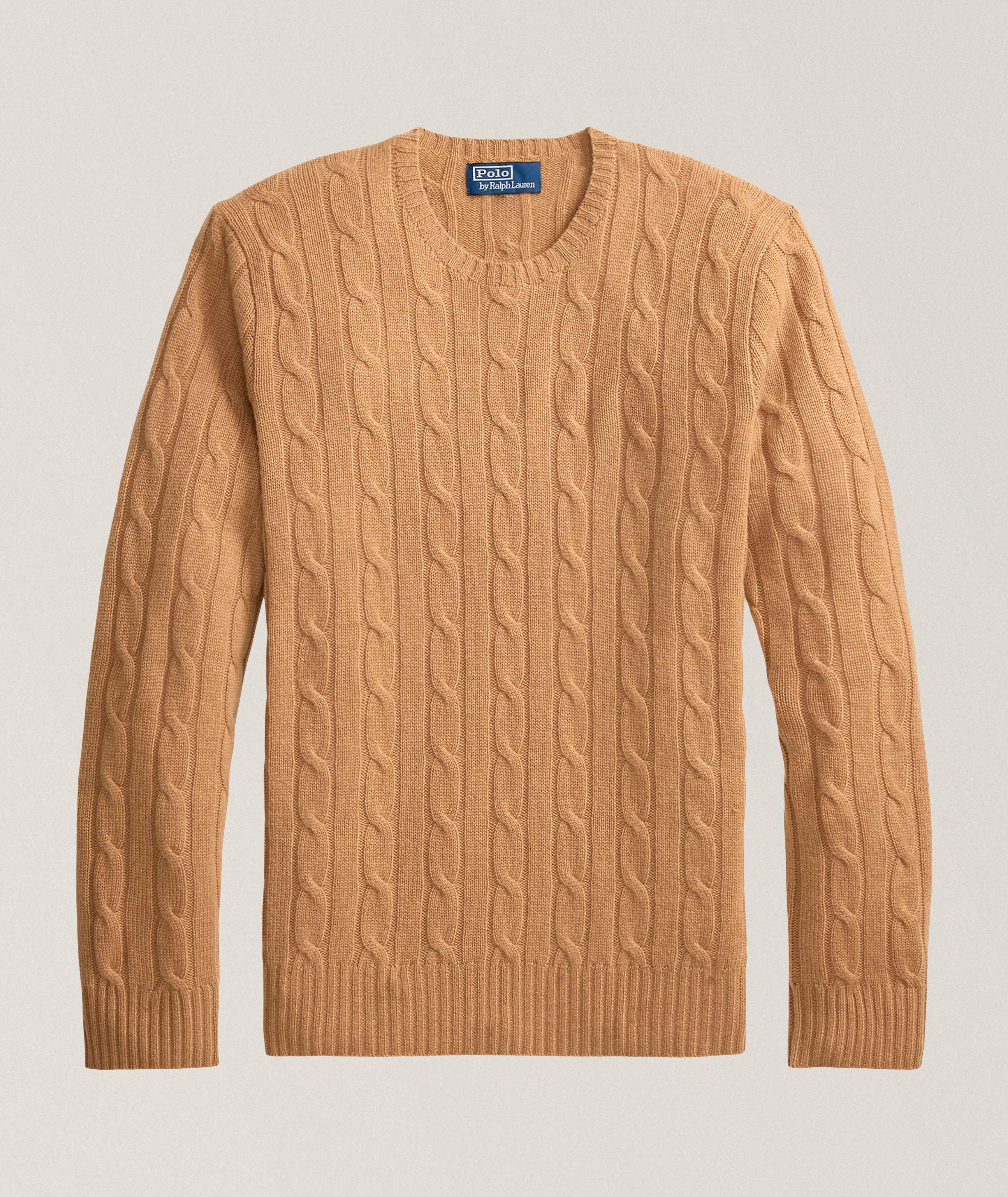 Polo Ralph Lauren Pull cachemire tricot-torsadé iconique