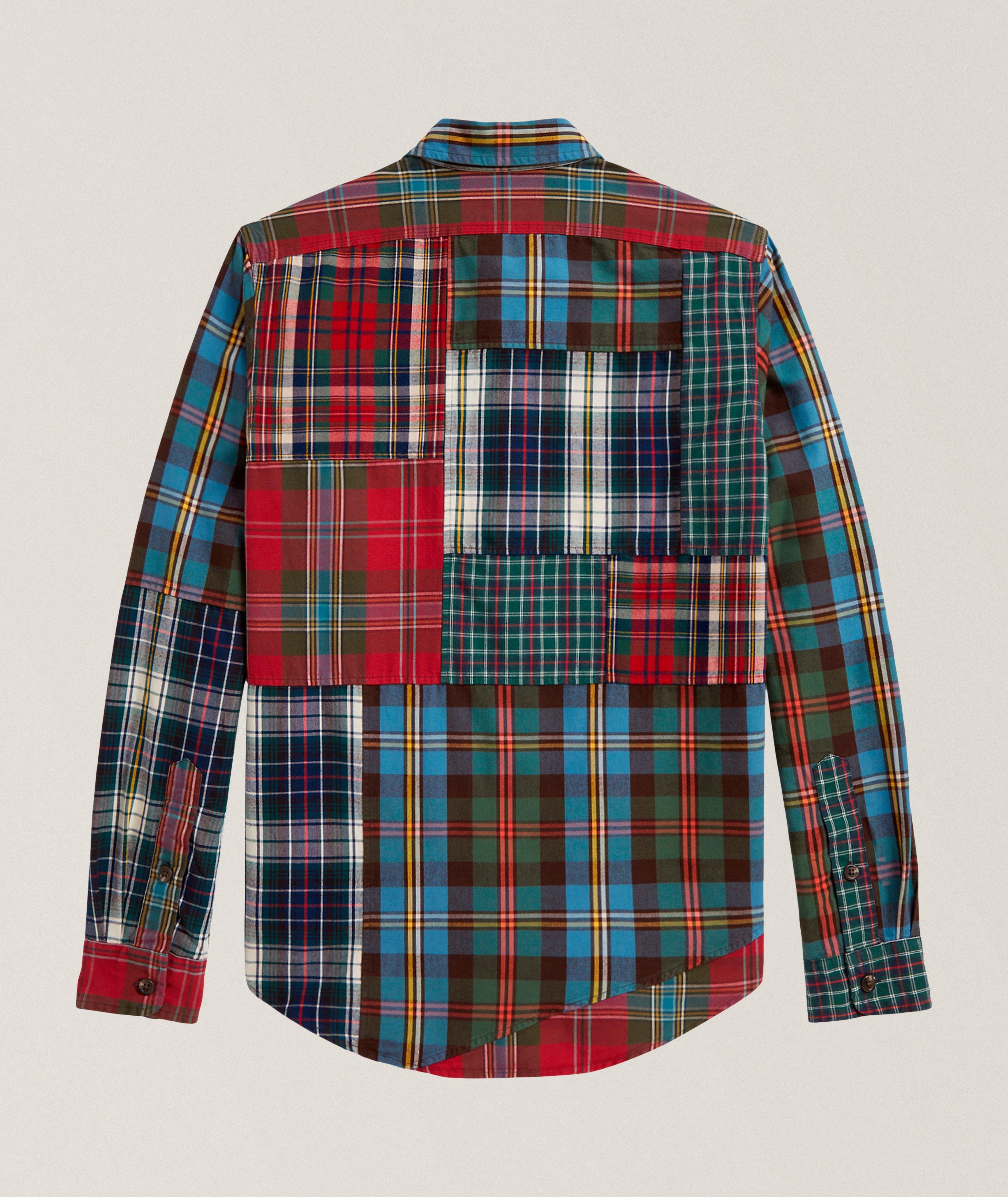 Classic-Fit Multi-Tartan Oxford Shirt image 1