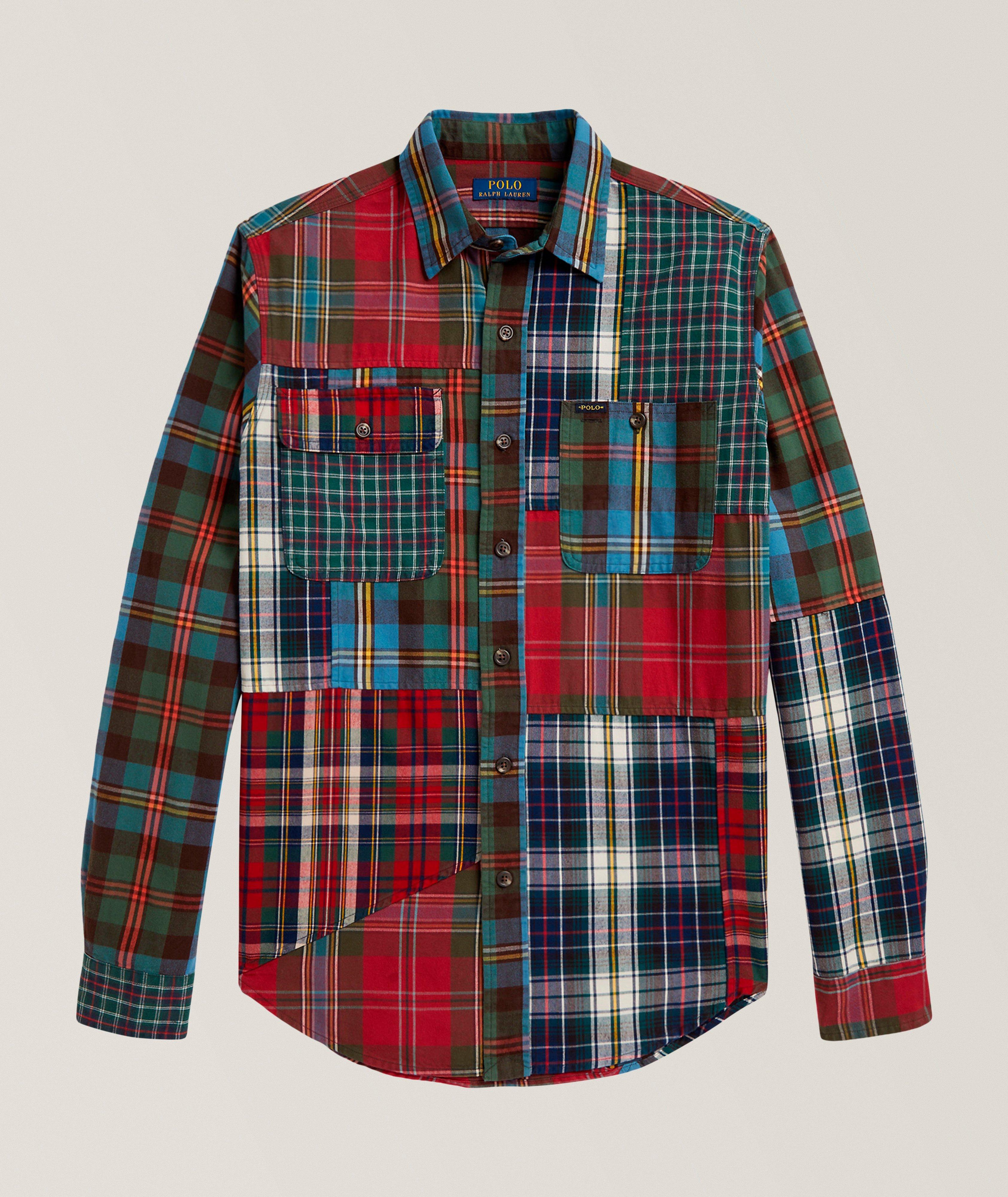 Classic-Fit Multi-Tartan Oxford Shirt image 0