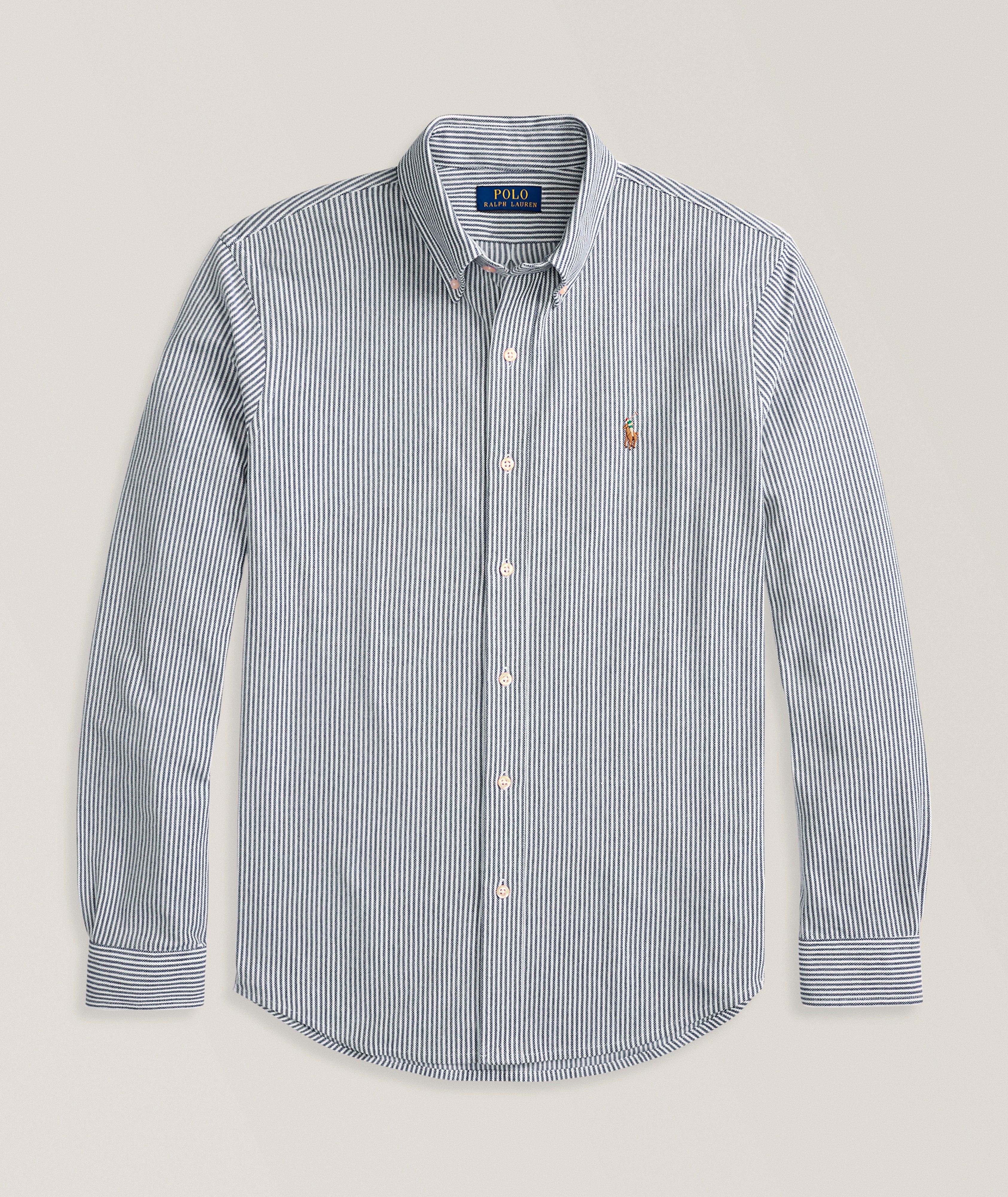Polo Ralph Lauren Striped Knit Oxford Shirt