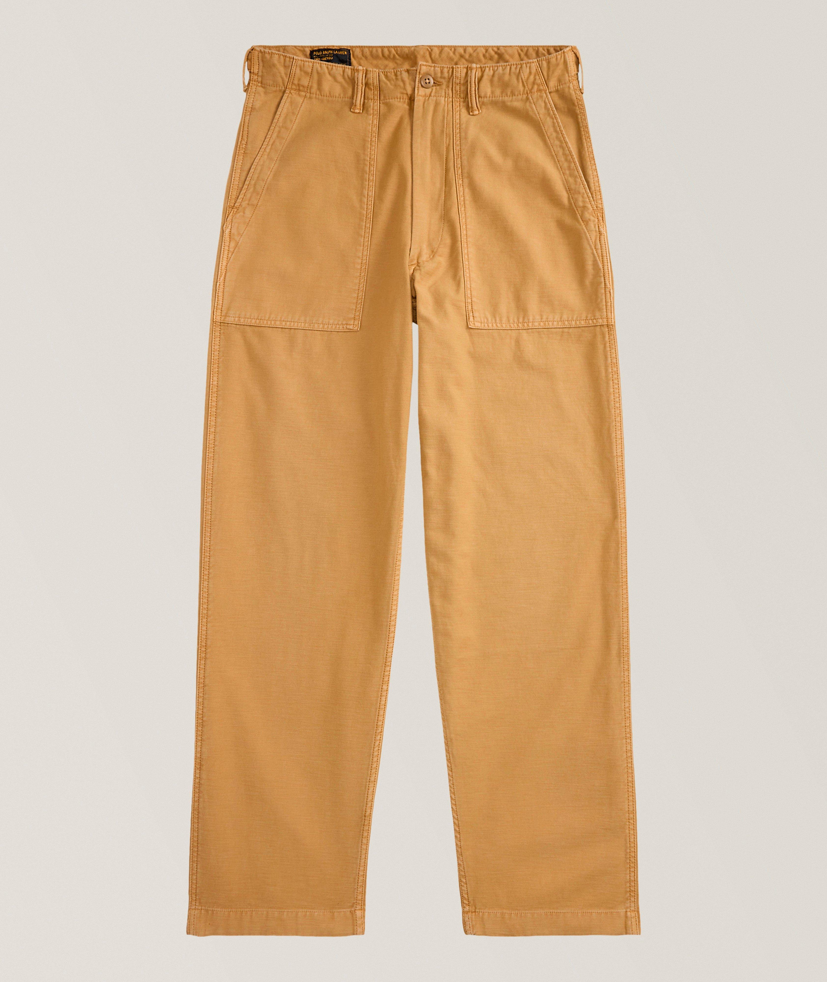 Pantalon utilitaire satin-inversé coupe-décontractée image 0