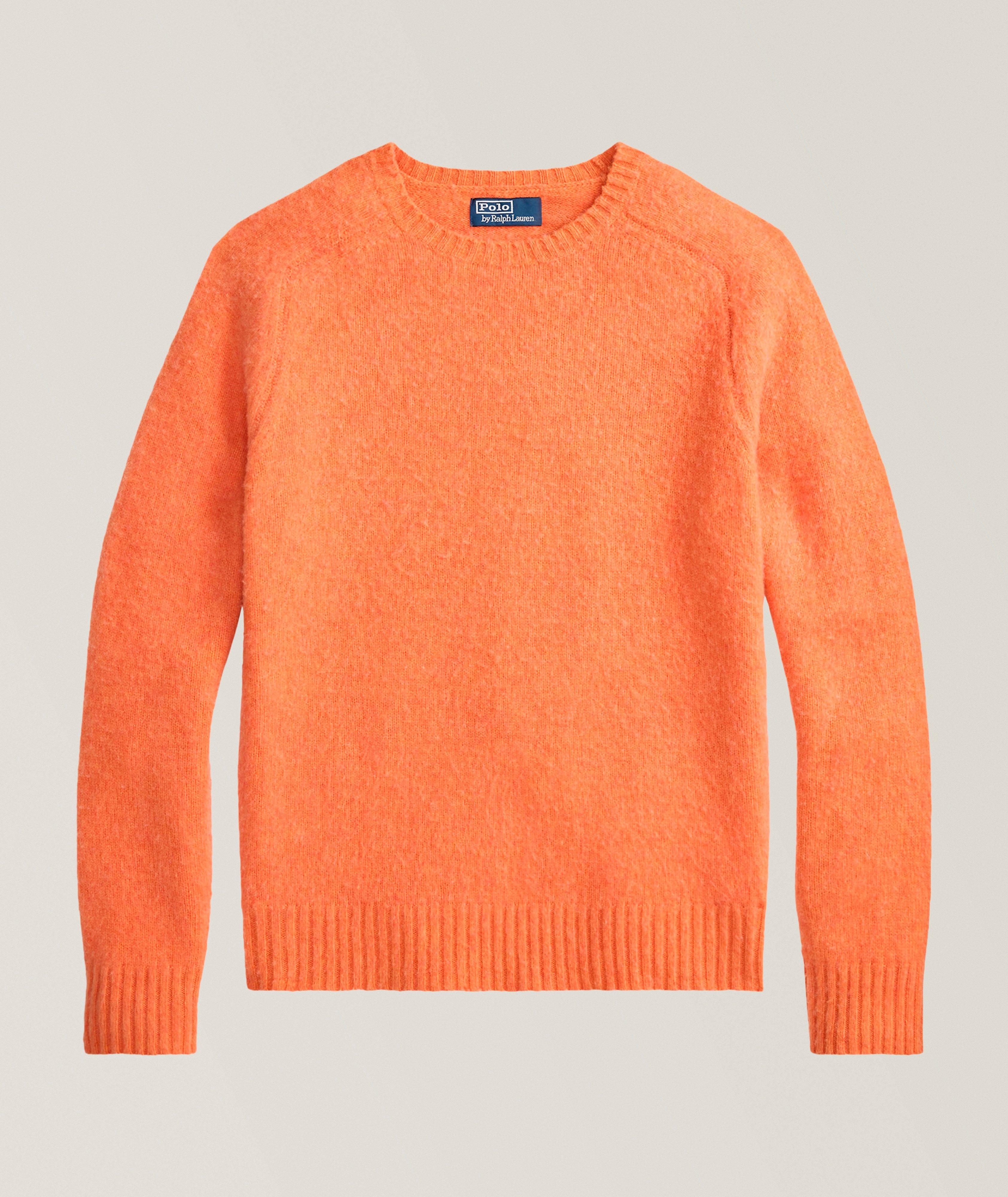 Polo Ralph Lauren Suede-Patch Wool-Cashmere Sweater