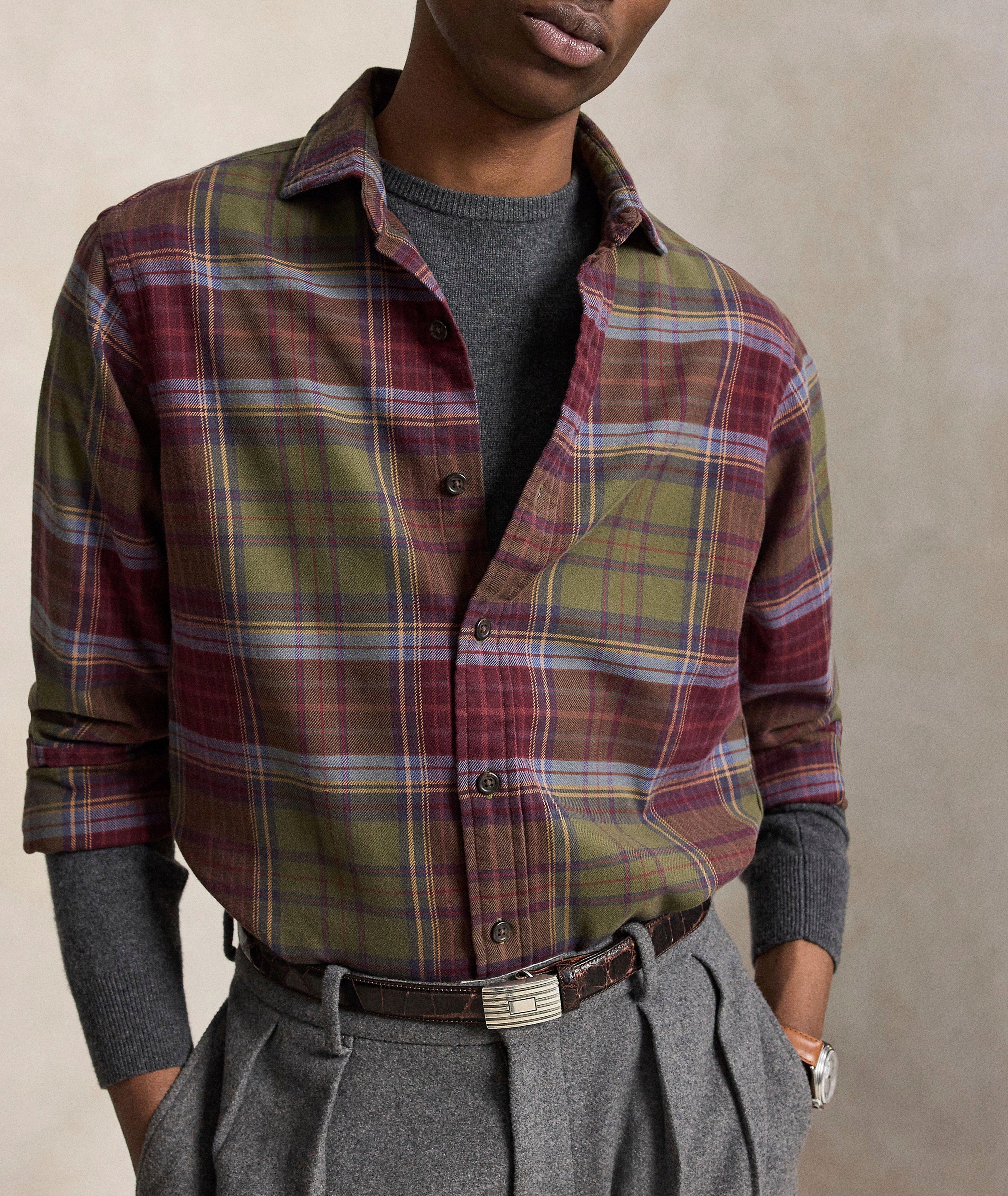 Chemise flanelle carreauté coupe-classique image 4
