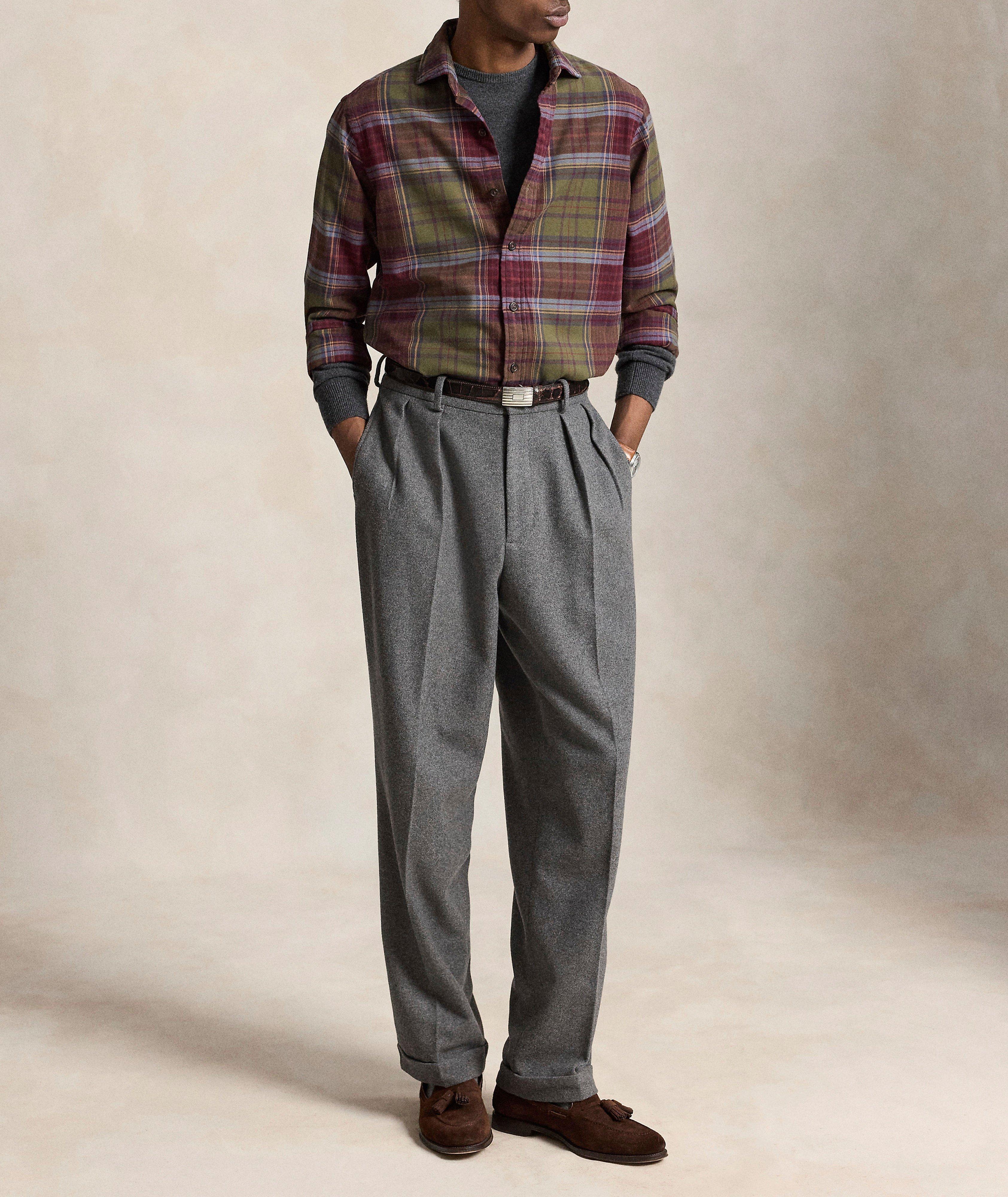 Chemise flanelle carreauté coupe-classique image 5