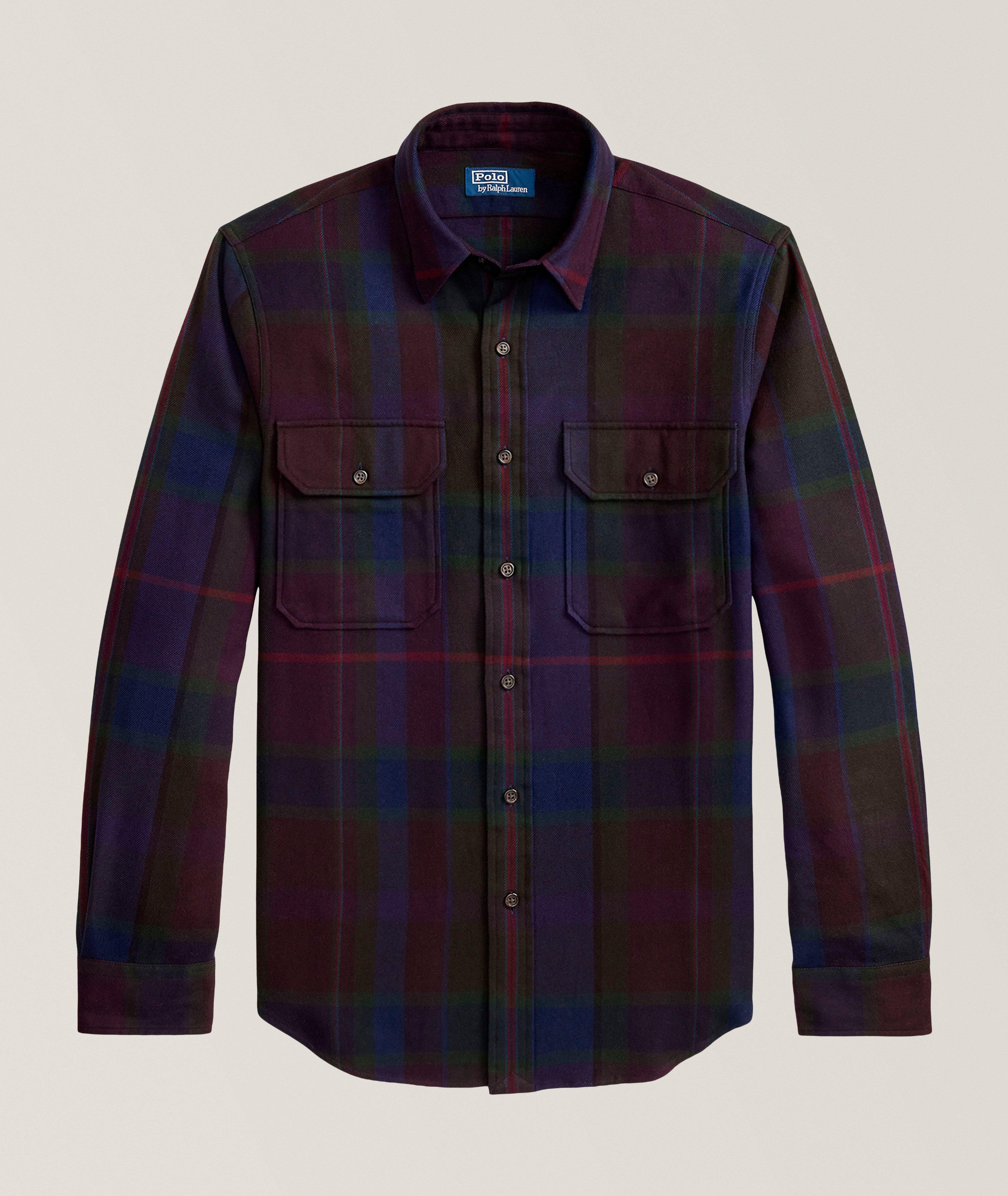 Polo Ralph Lauren Classic-Fit Plaid Twill Overshirt