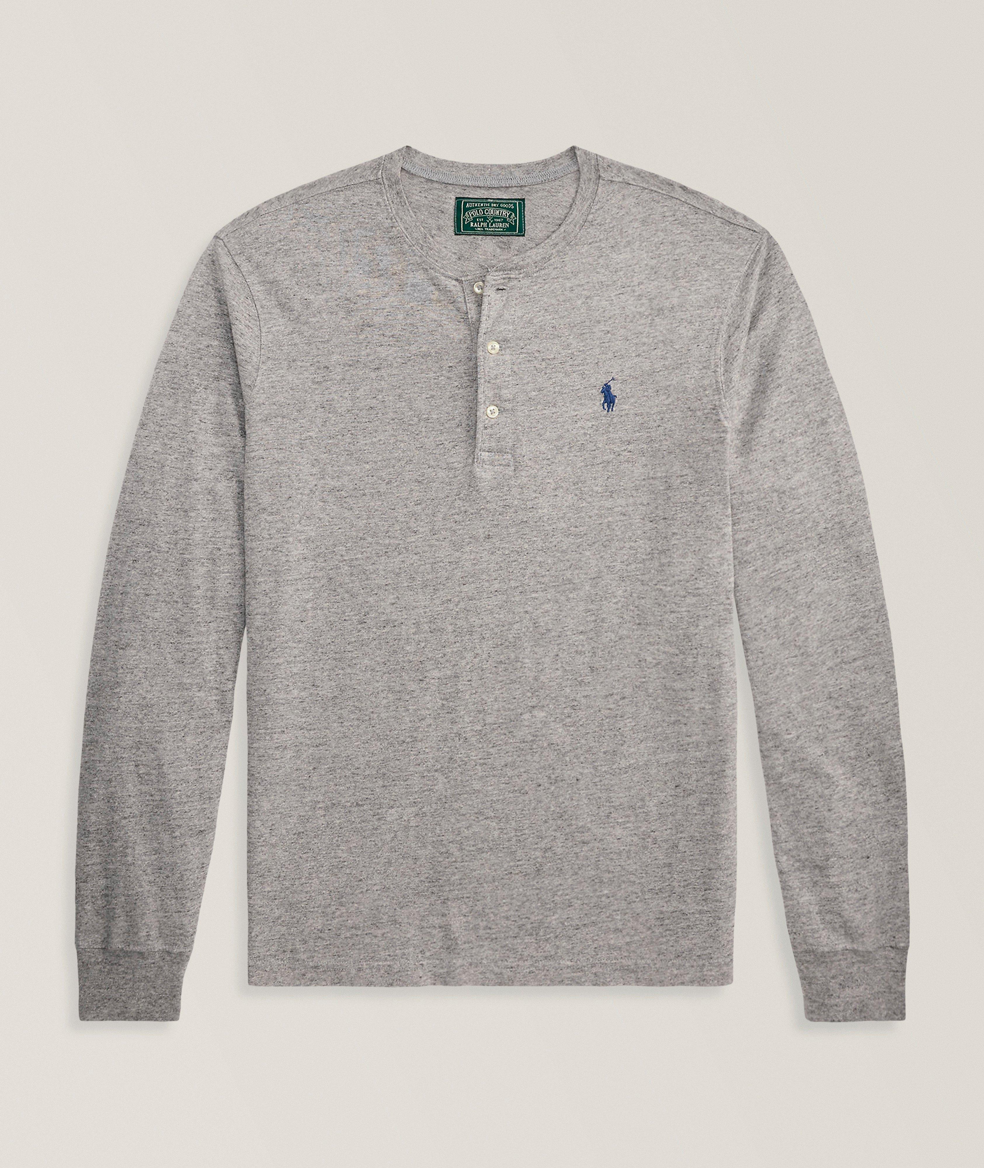 Polo Ralph Lauren Chemise henley jersey coupe-classique