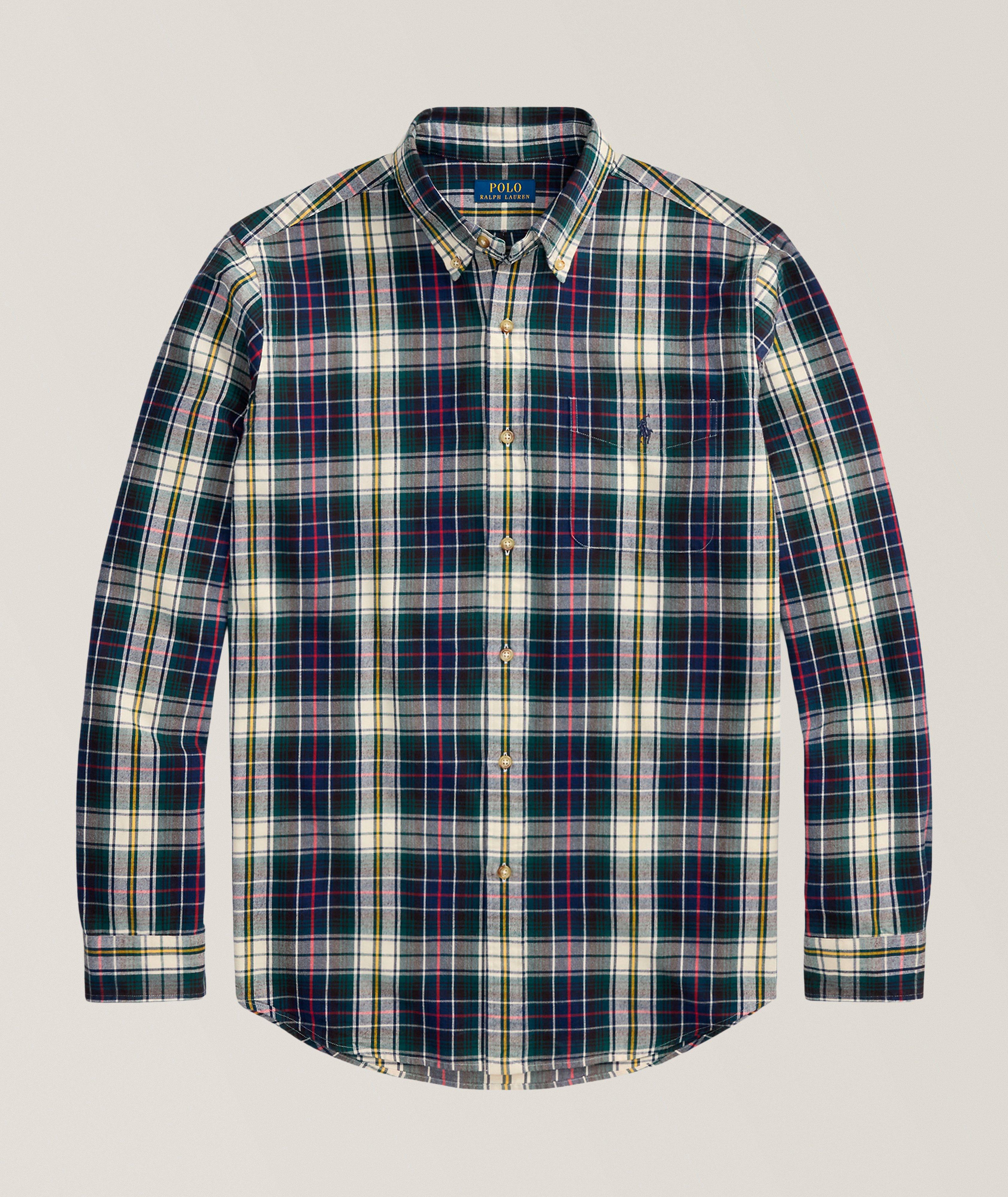 Polo Ralph Lauren Chemise Oxford brossée carreautée coupe-classique