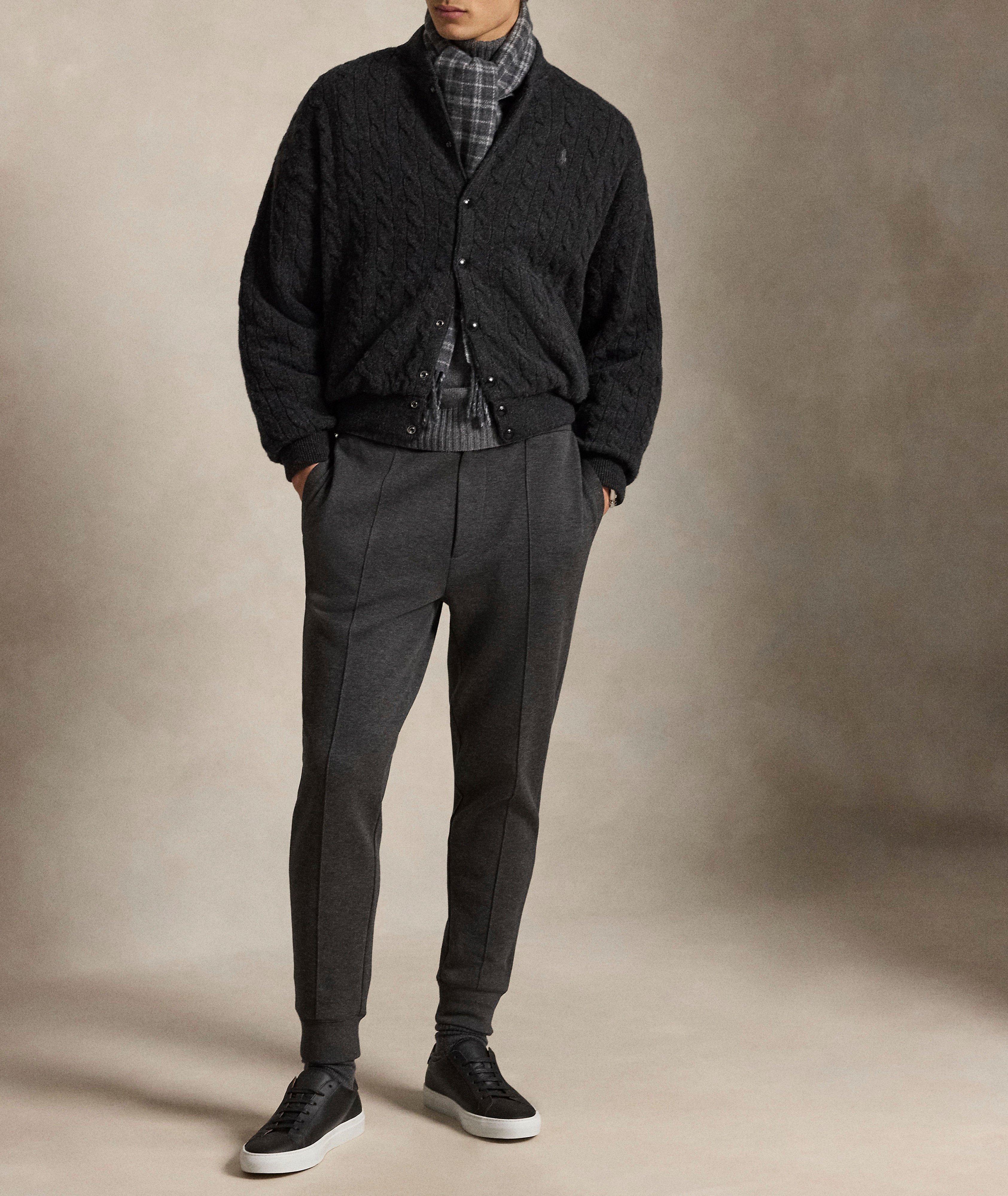 Double-Knit Jogger Pants image 4
