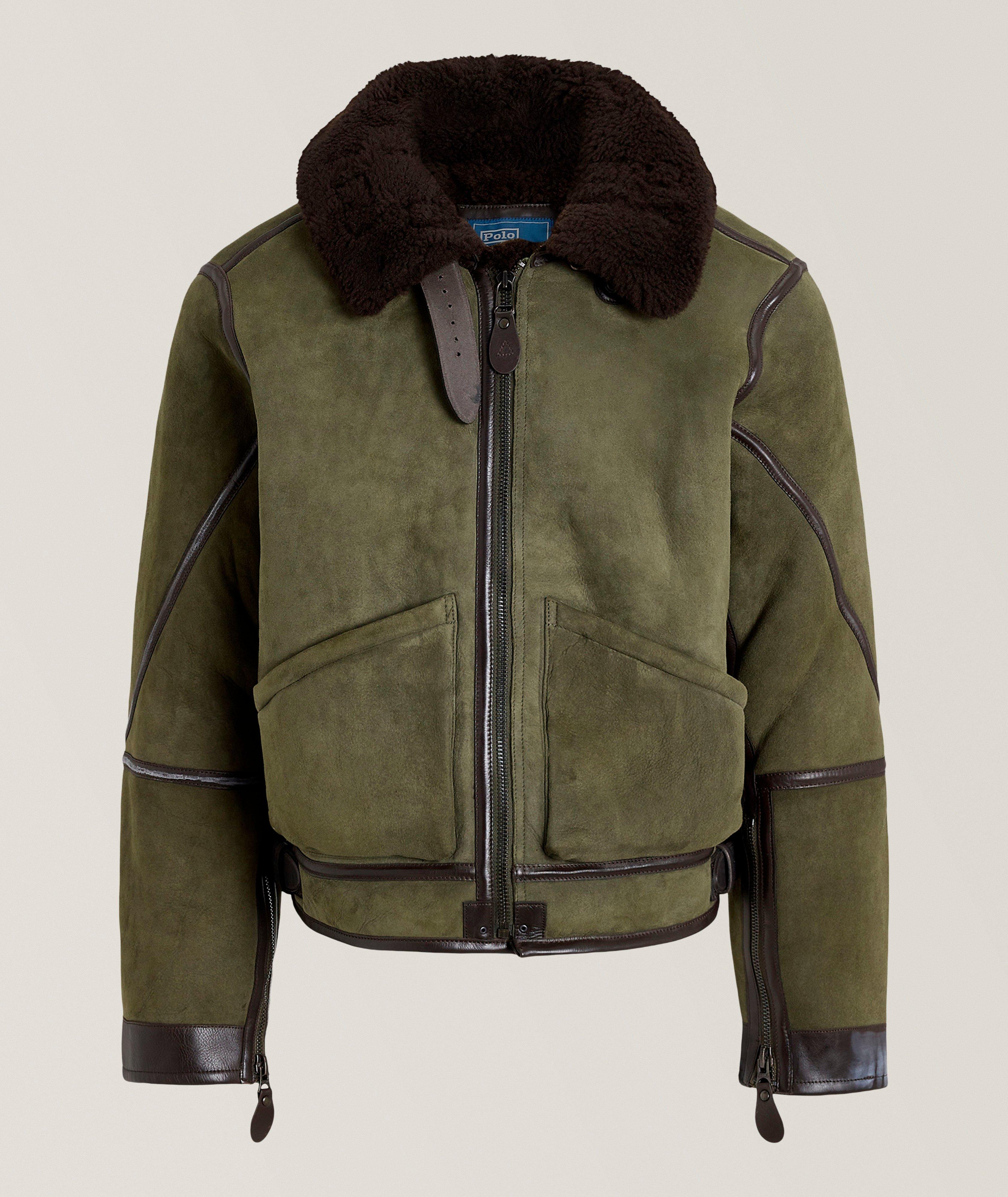 Polo Ralph Lauren Blouson aviateur shearling