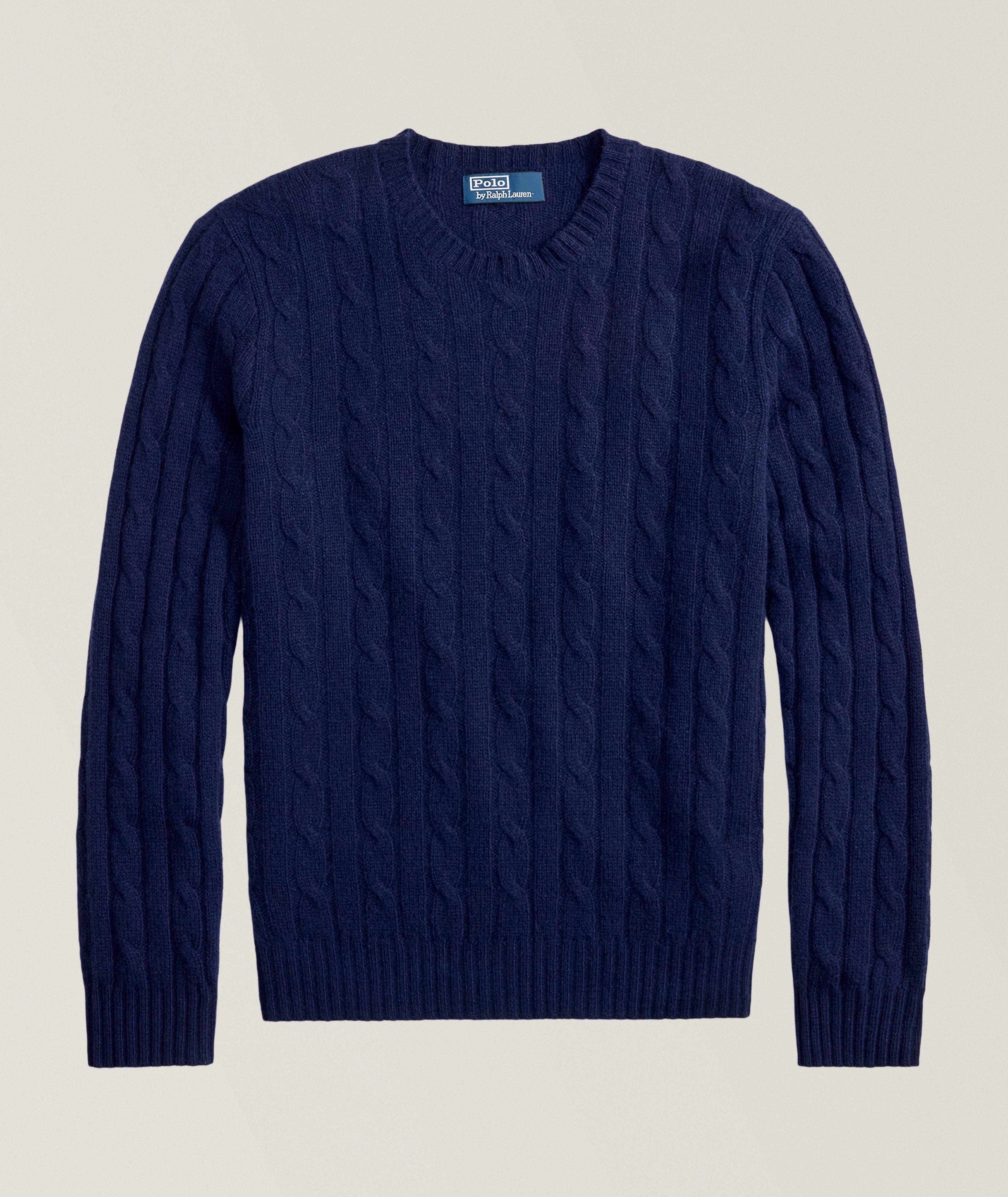 Polo Ralph Lauren Iconic Cable-Knit Cashmere Sweater