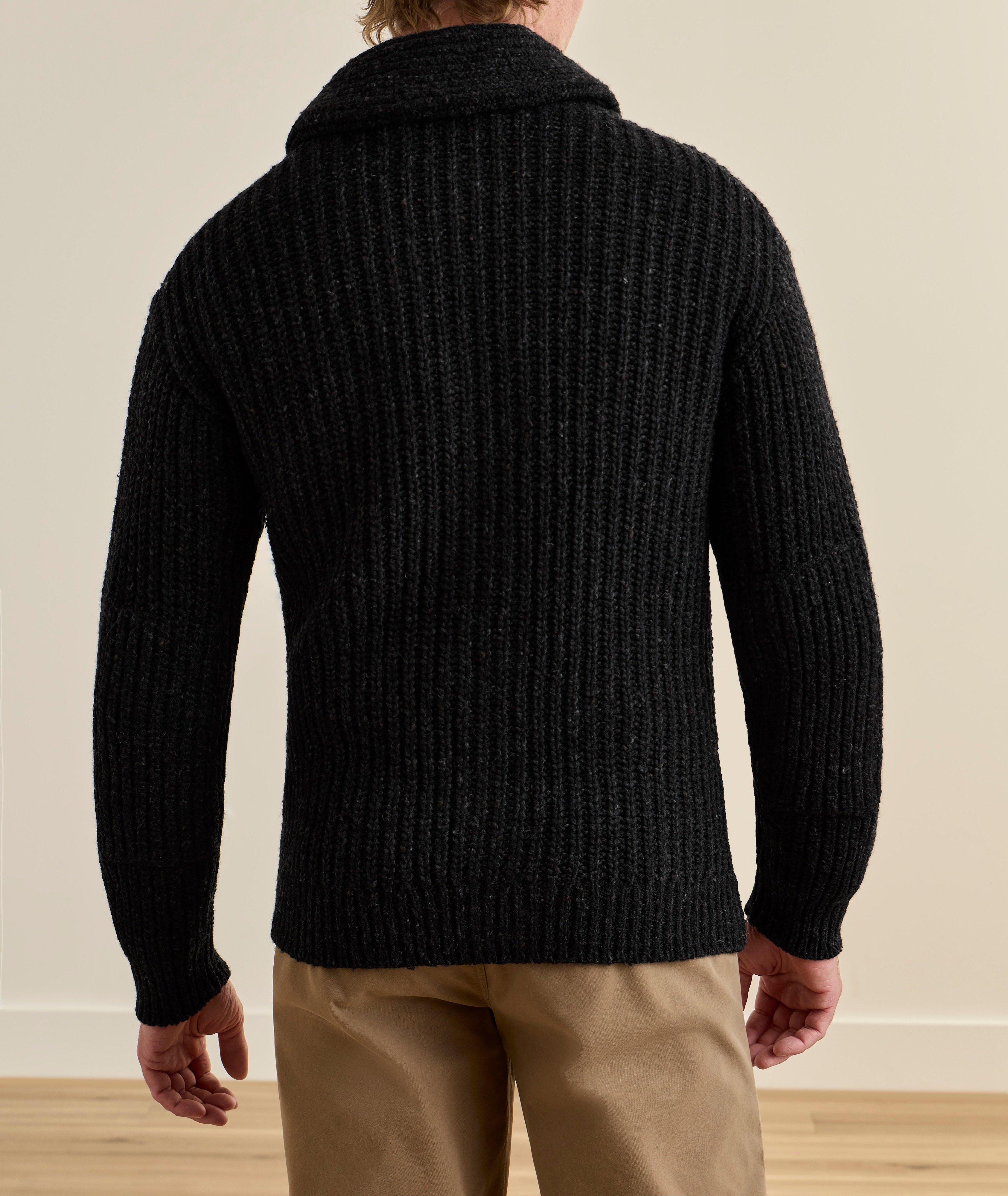 Cardigan châle laine-mélange image 2