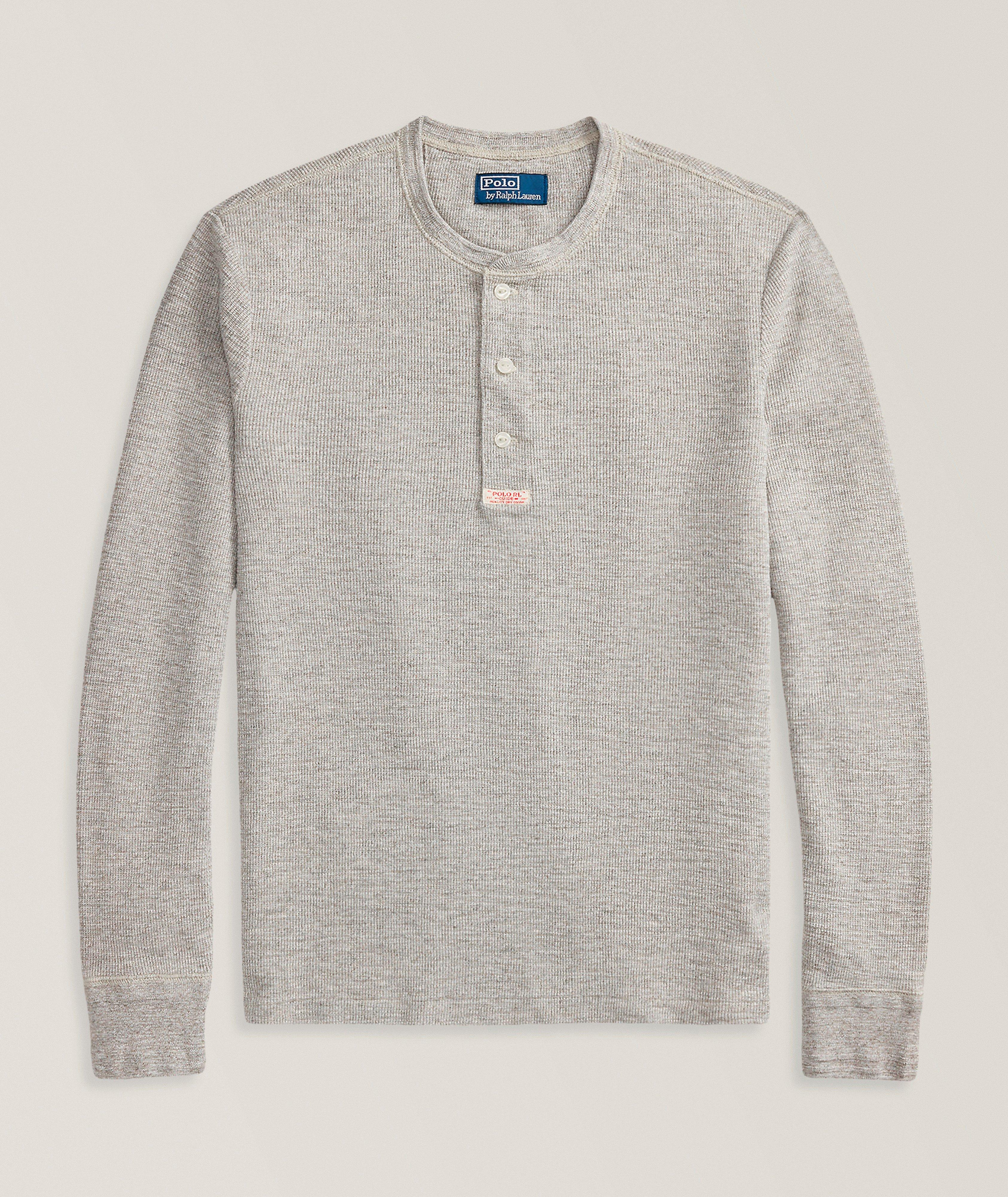 Polo Ralph Lauren Chemise henley tricot-gaufré