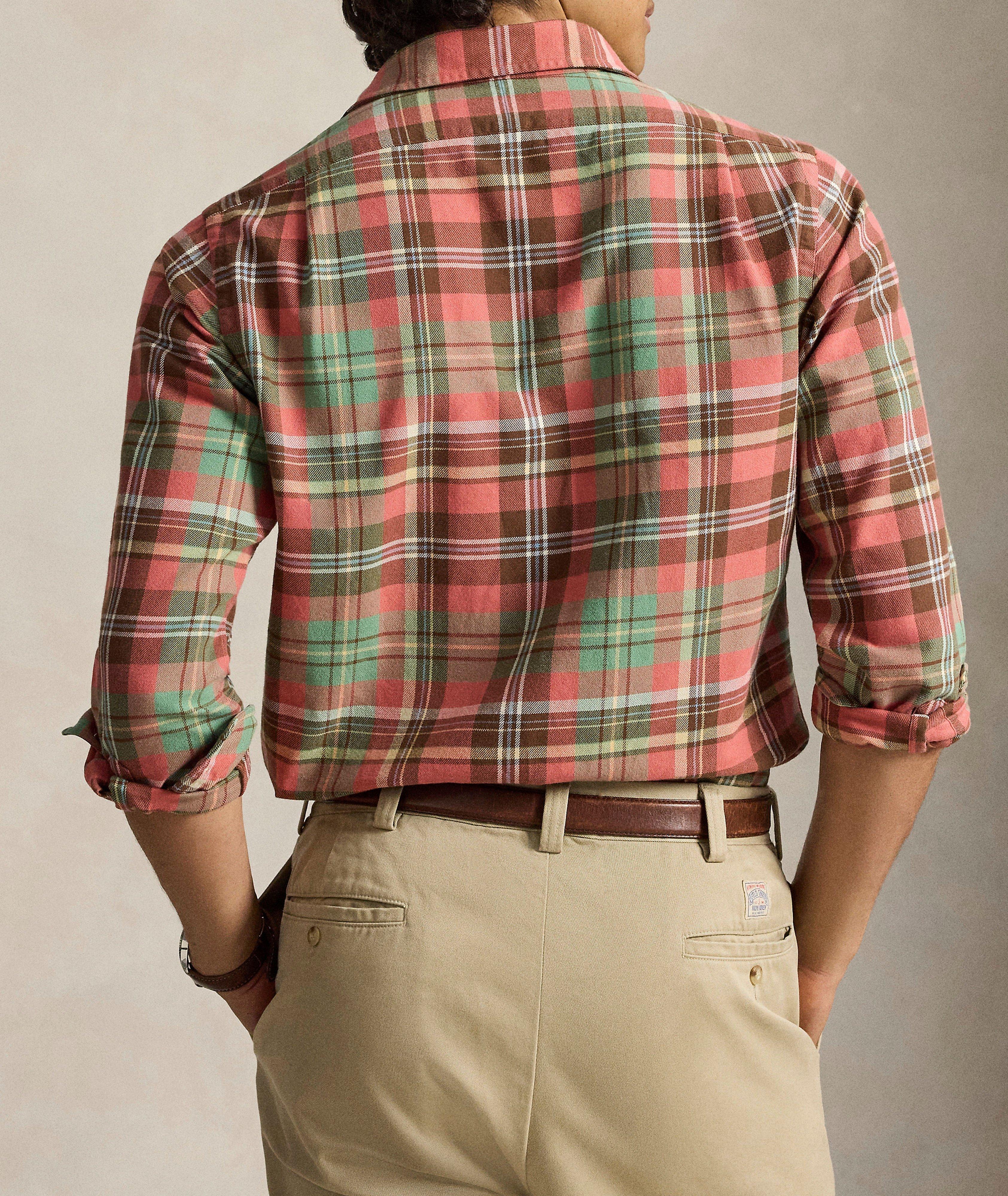 Chemise flanelle carreauté coupe-classique image 2