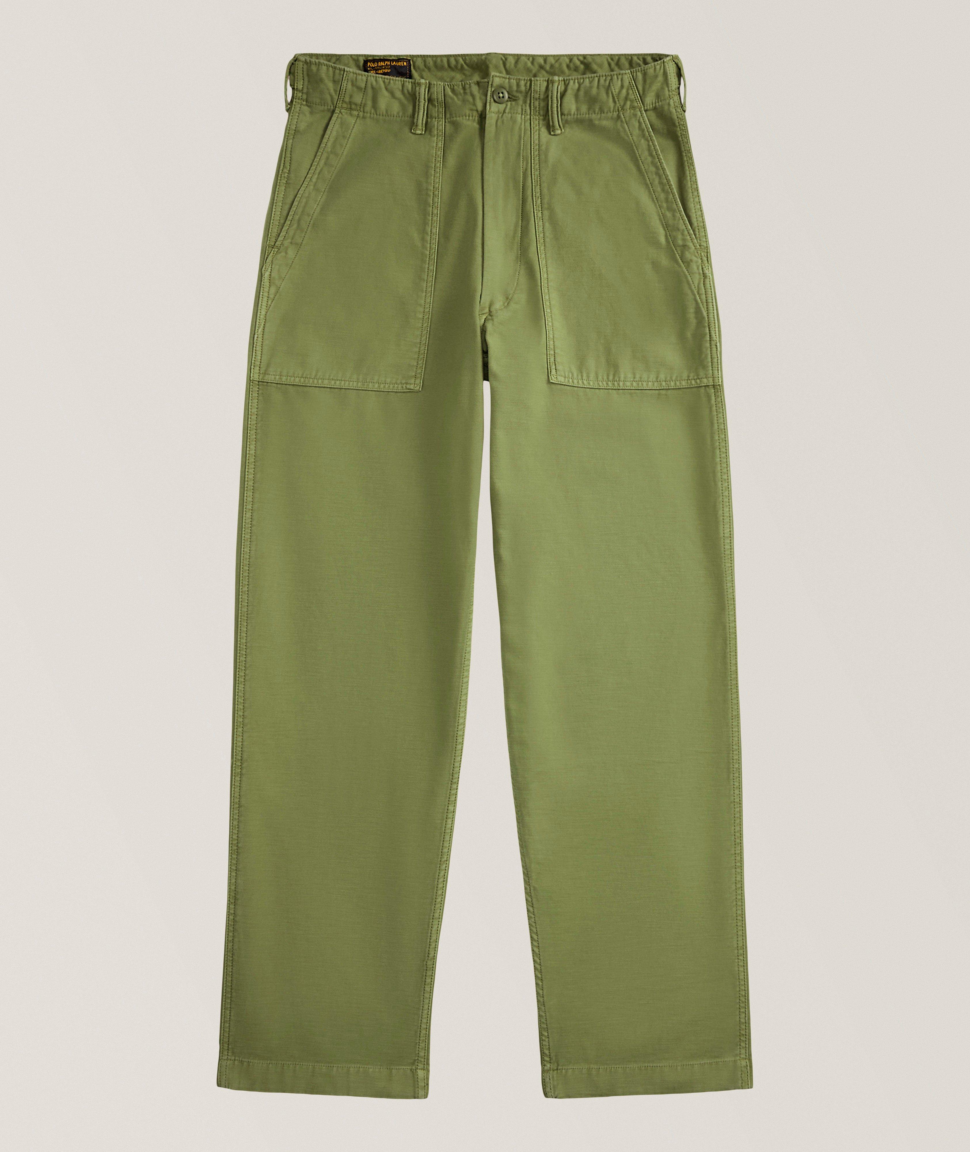 Polo Ralph Lauren Pantalon utilitaire satin-inversé coupe-décontractée