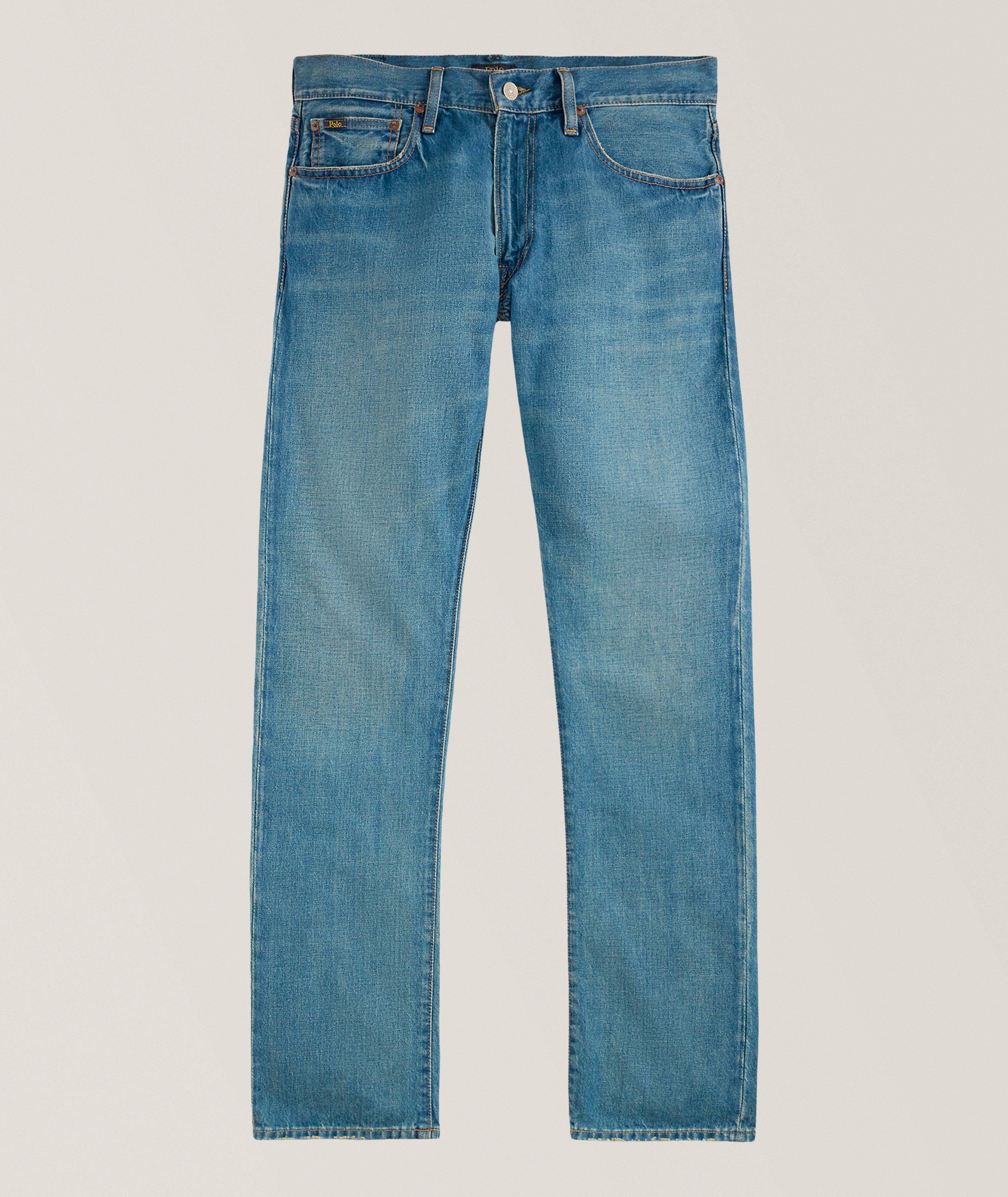 Polo Ralph Lauren Varick Slim-Straight Indigo-Dyed Jeans
