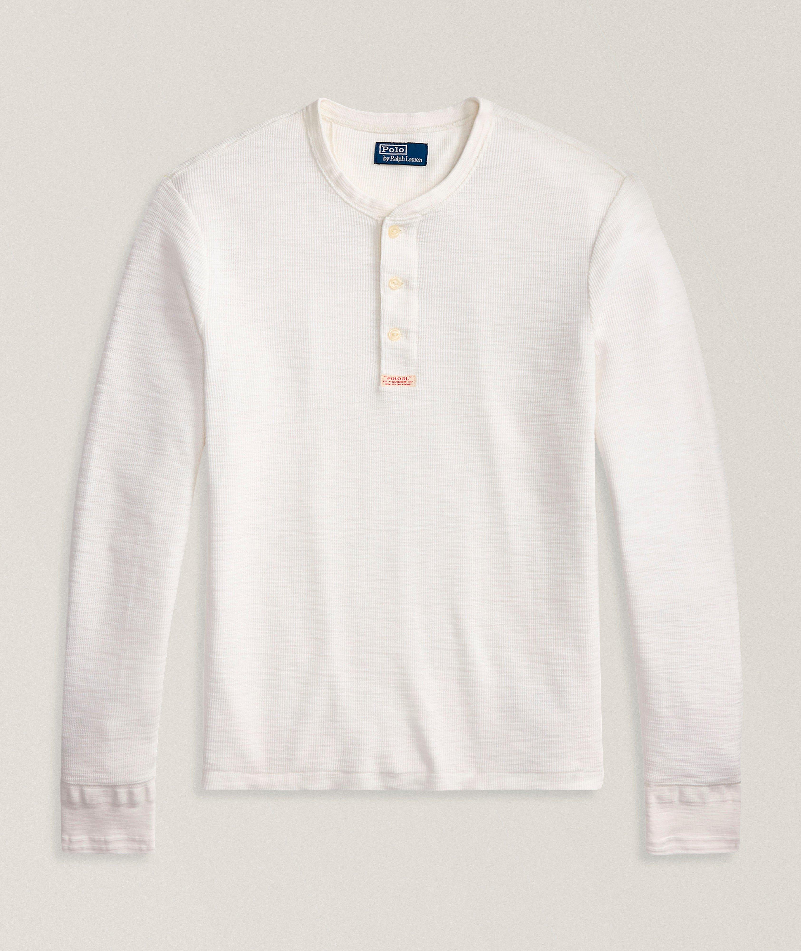 Polo Ralph Lauren Chemise henley tricot-gaufré