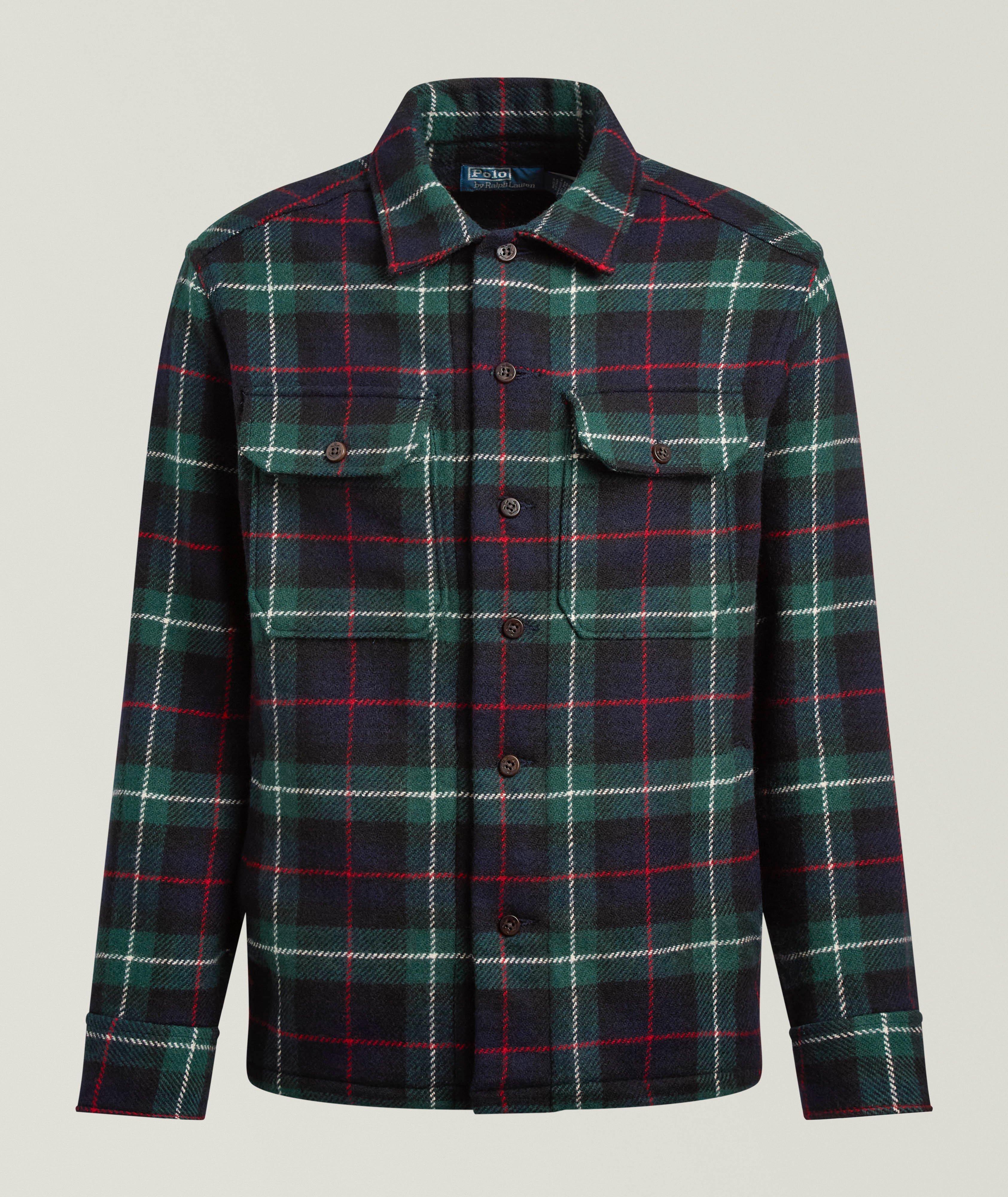 Check Wool Overshirt  image 0