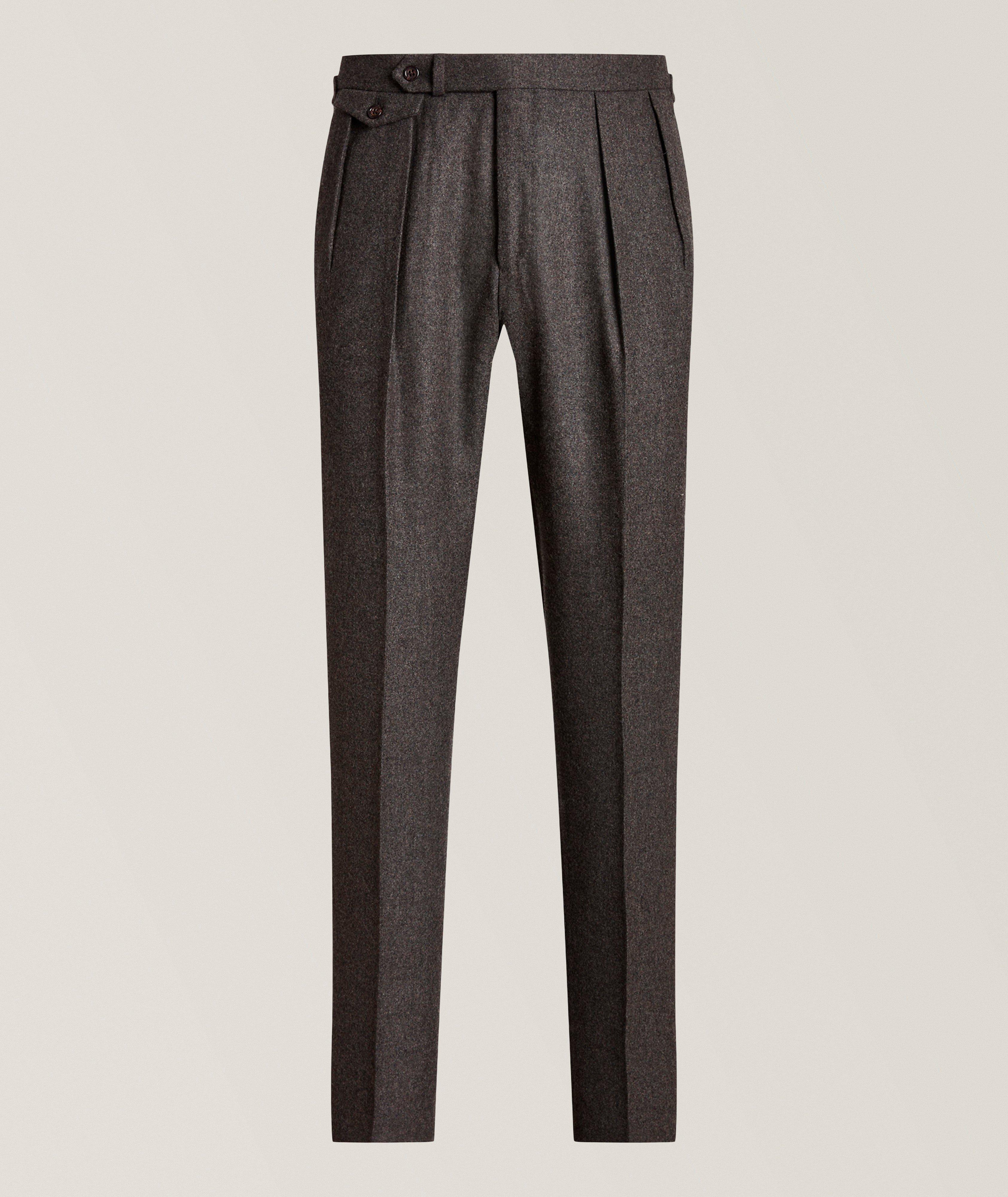 Polo Ralph Lauren Pantalon flanelle laine plissé