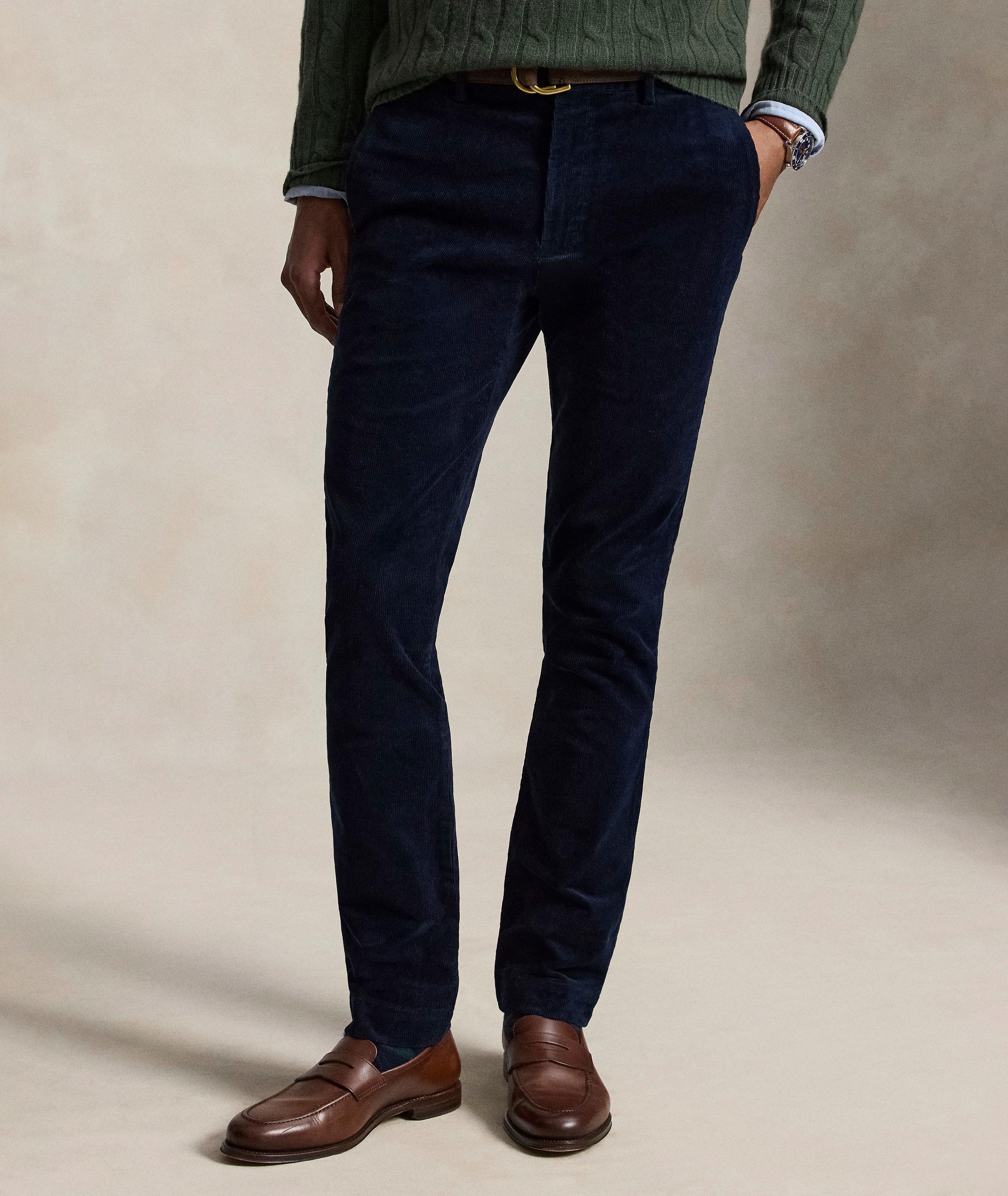 Andover Slim-Fit Stretch-Corduroy Pants image 1