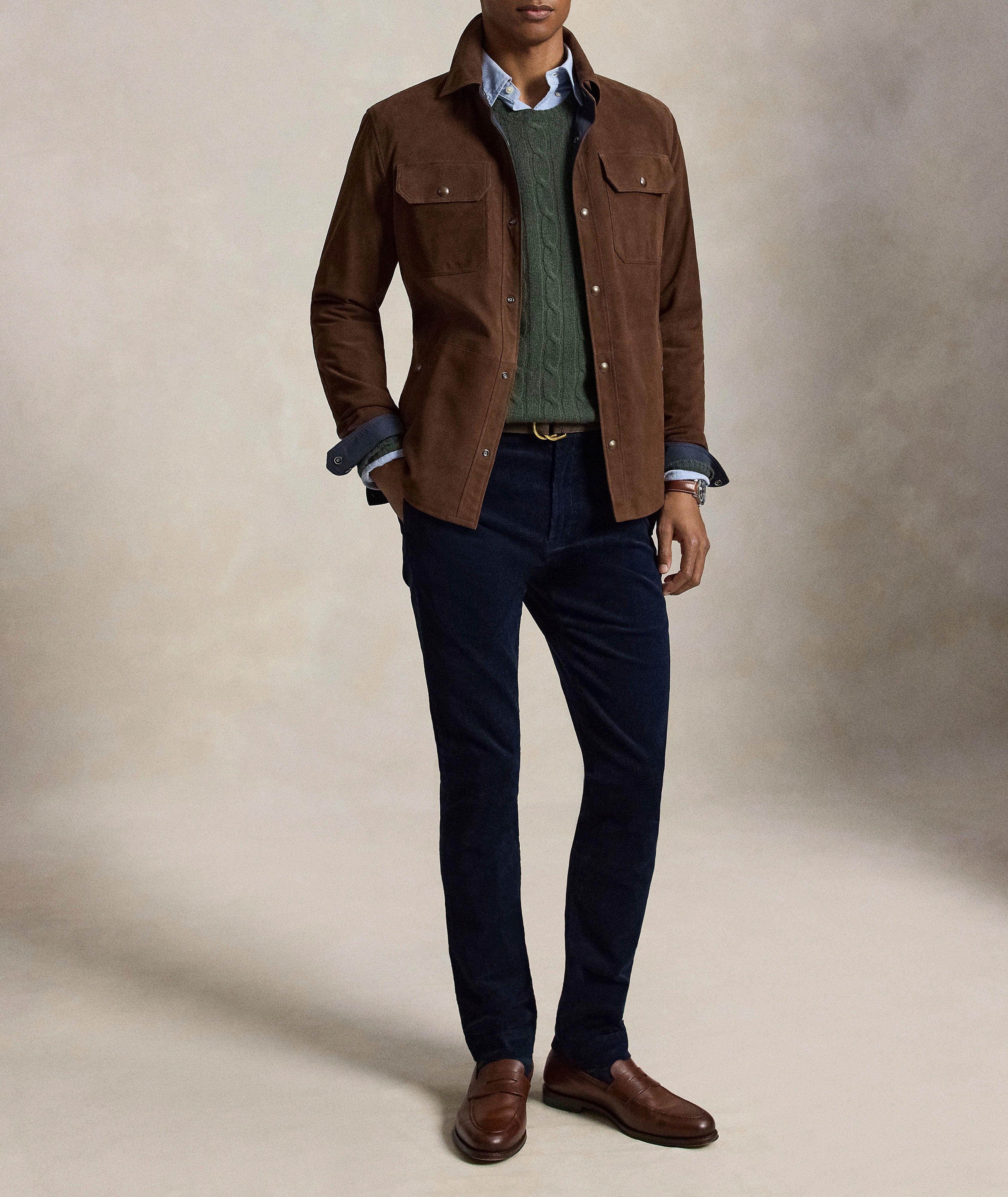 Andover Slim-Fit Stretch-Corduroy Pants image 3
