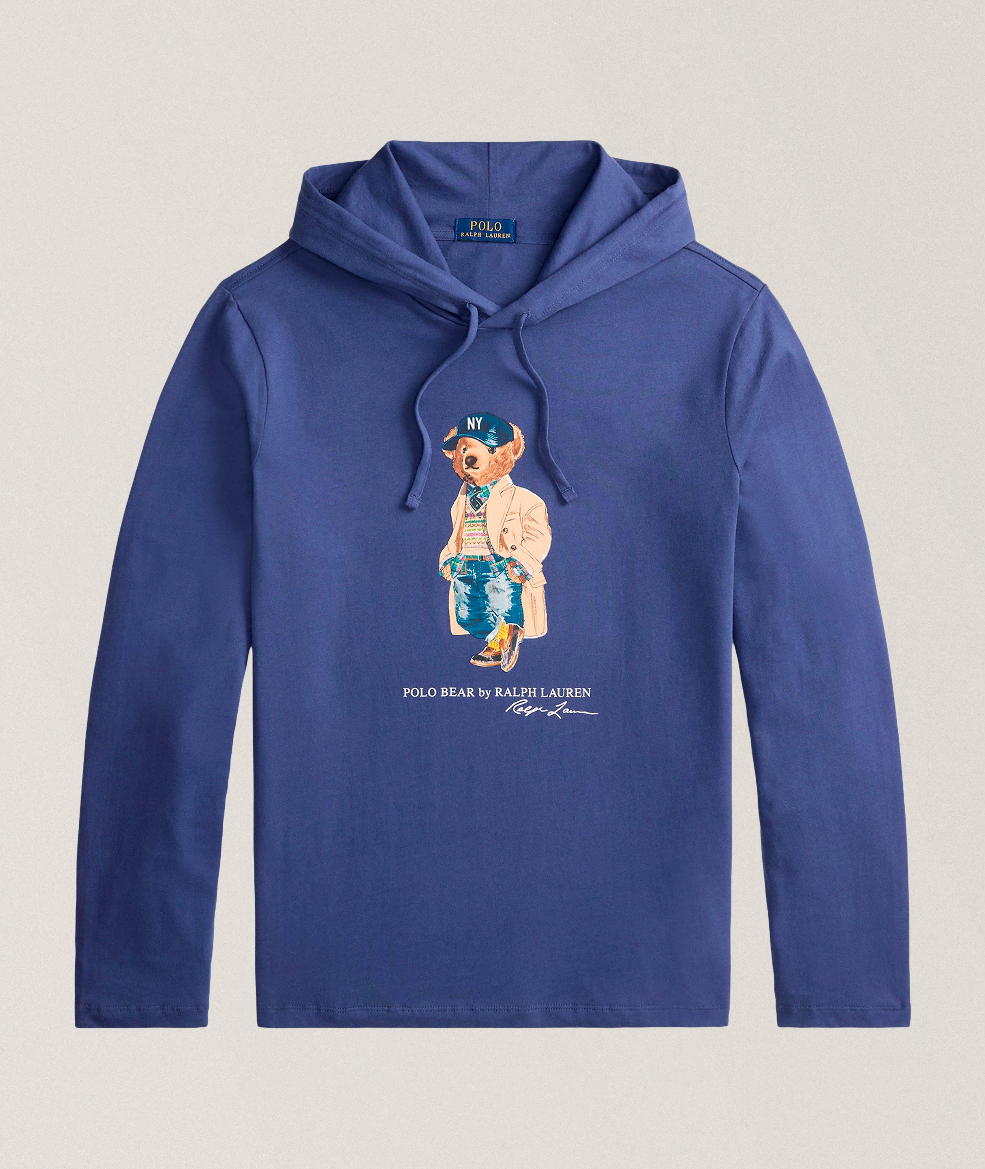 Polo Ralph Lauren T-shirt à capuche jersey Polo Bear