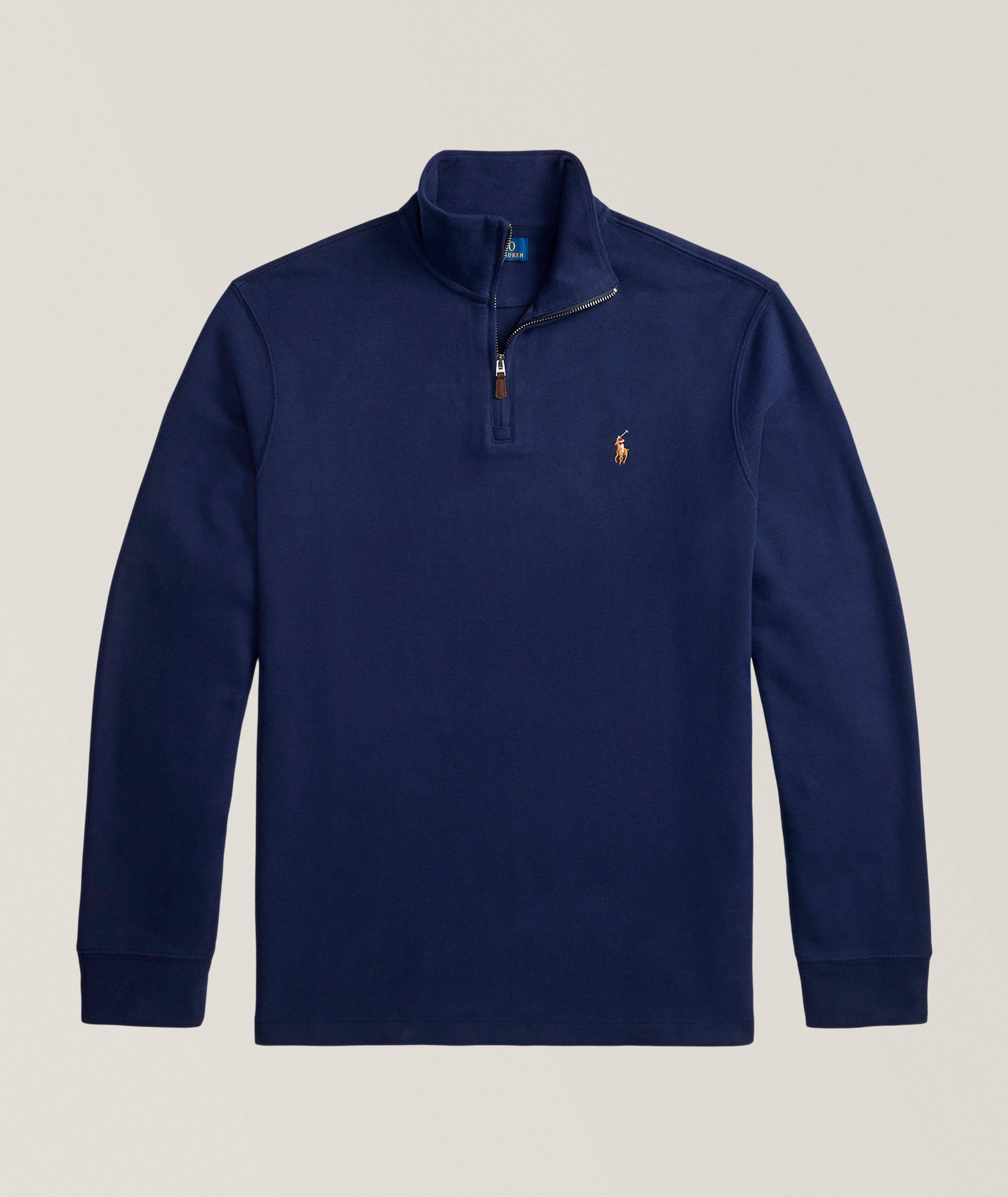Polo Ralph Lauren Pull quart-zippée côtelé Estate