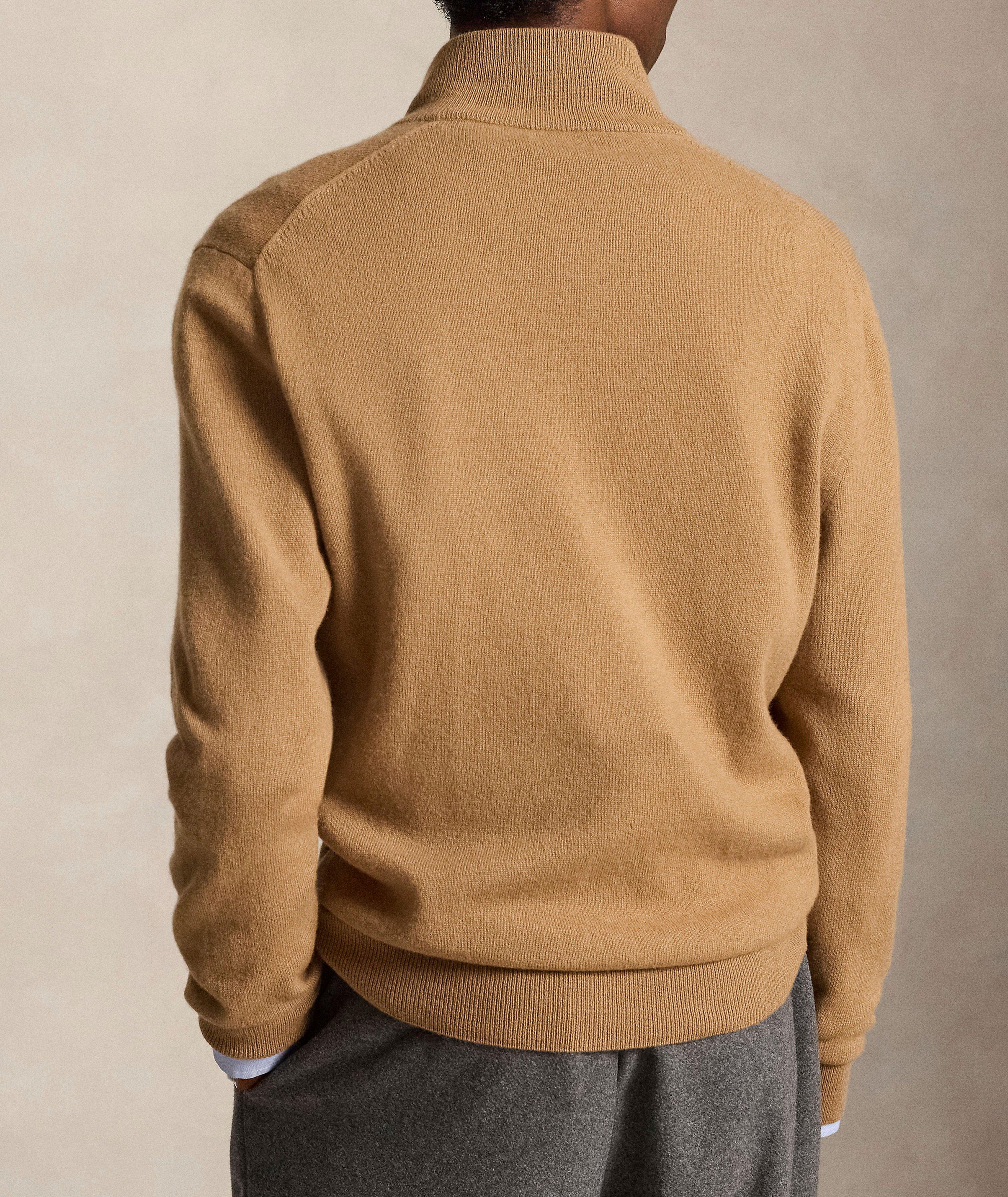 Wool Quarter-Zip Sweater image 2