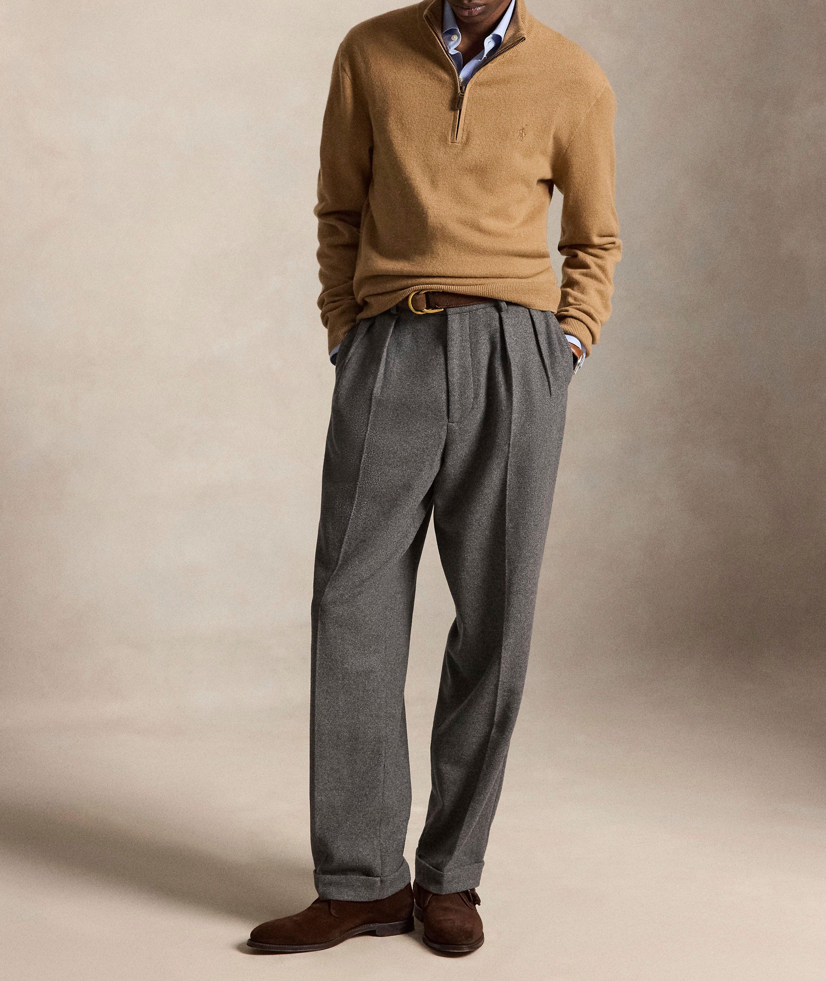 Wool Quarter-Zip Sweater image 5