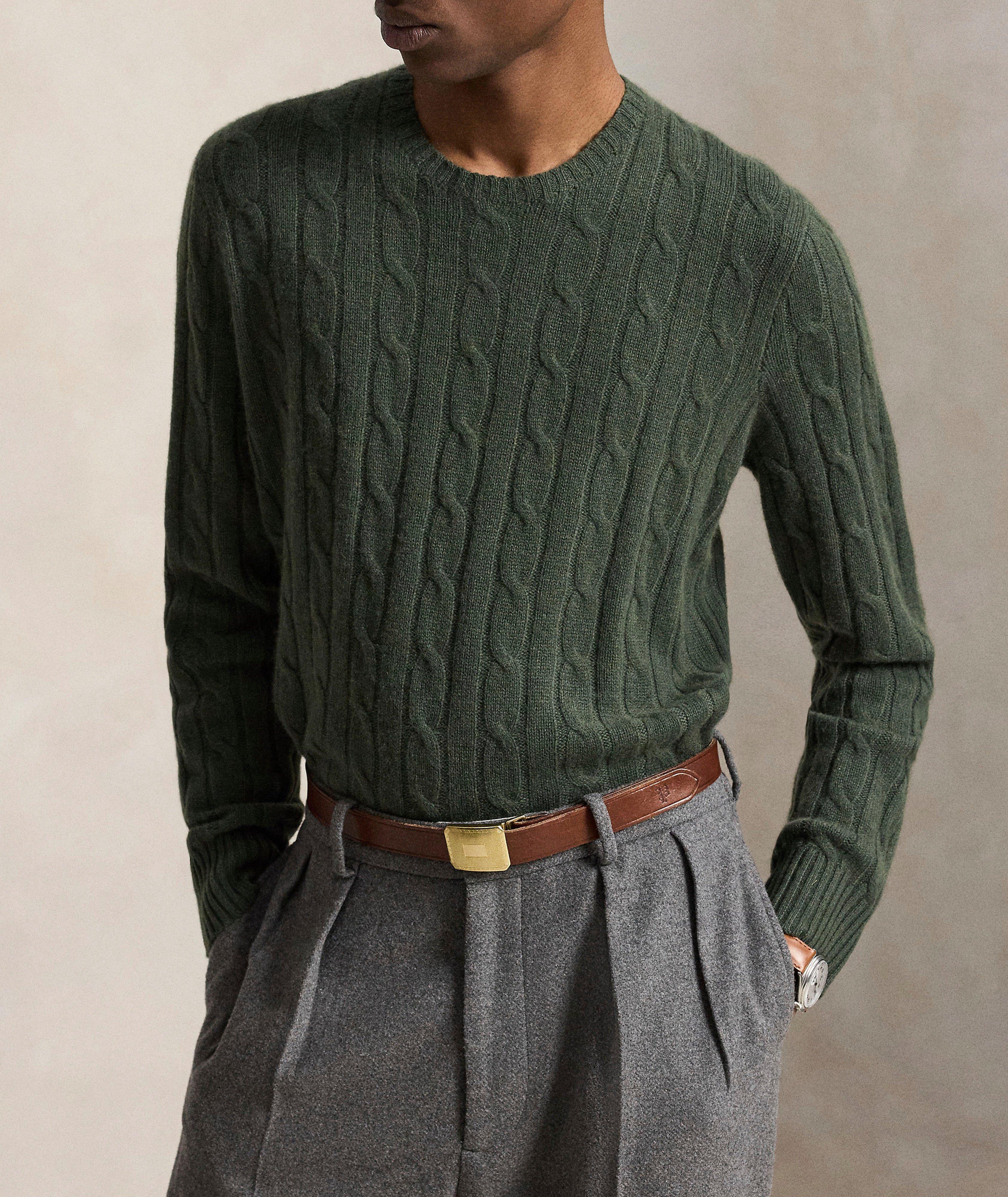 The Iconic Cable-Knit Cashmere Sweater image 1
