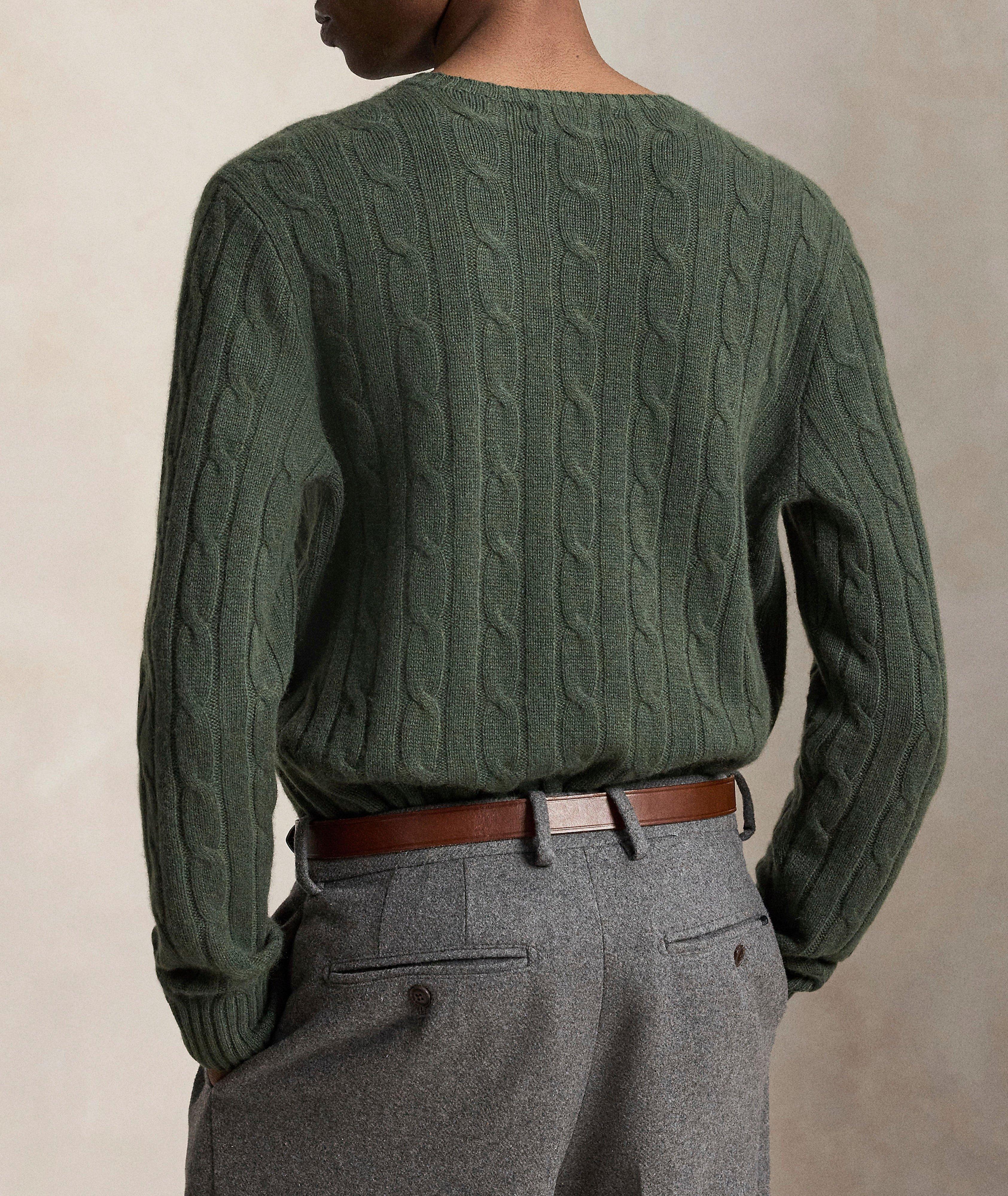 The Iconic Cable-Knit Cashmere Sweater image 2