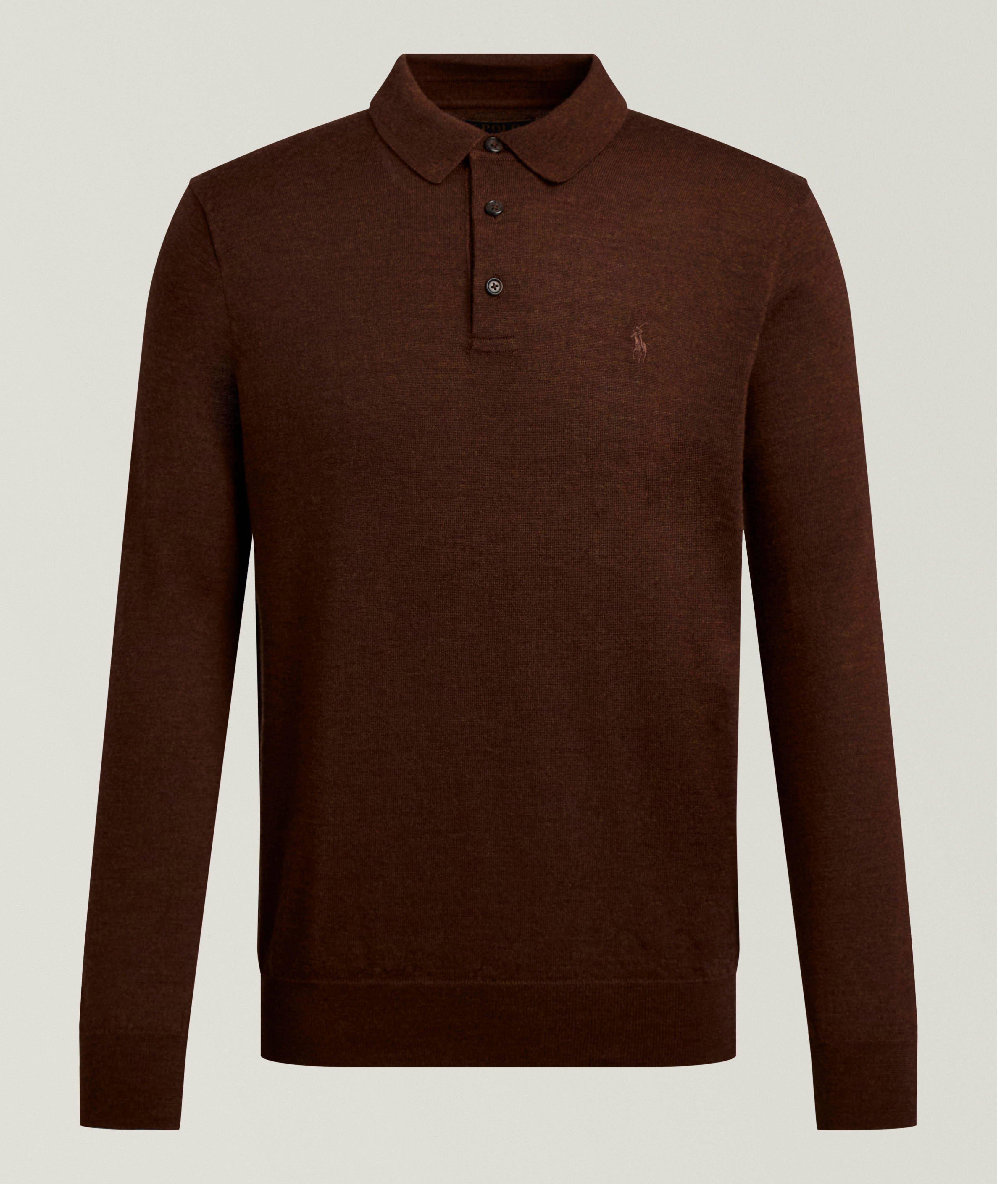 Polo Ralph Lauren PRL BRWN LS MRNO POLO
